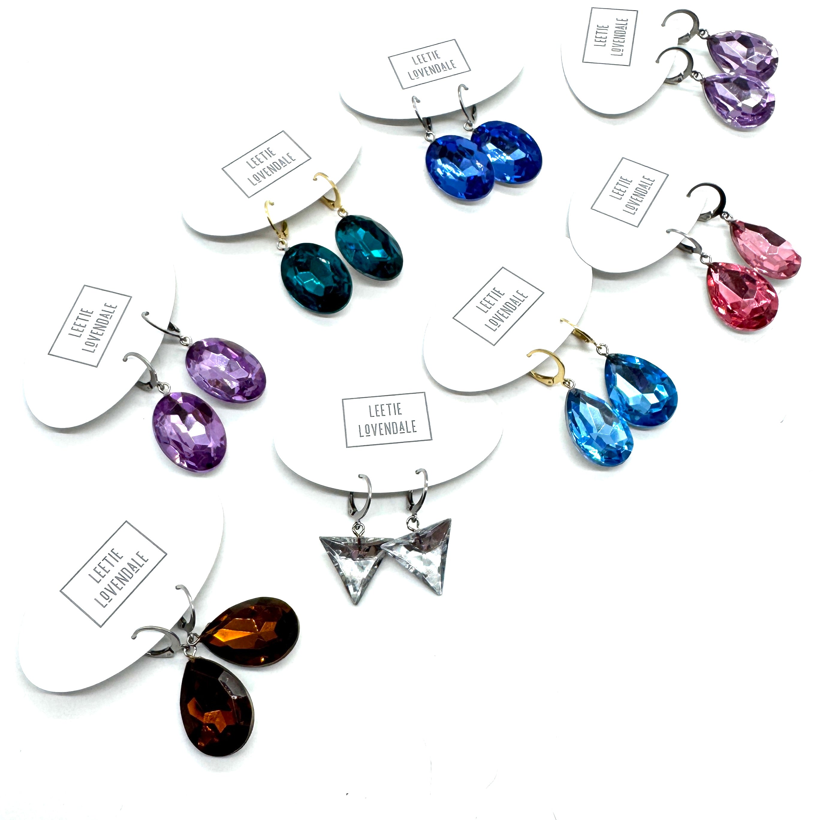 Mystery Shine On Cuff Drop Earrings