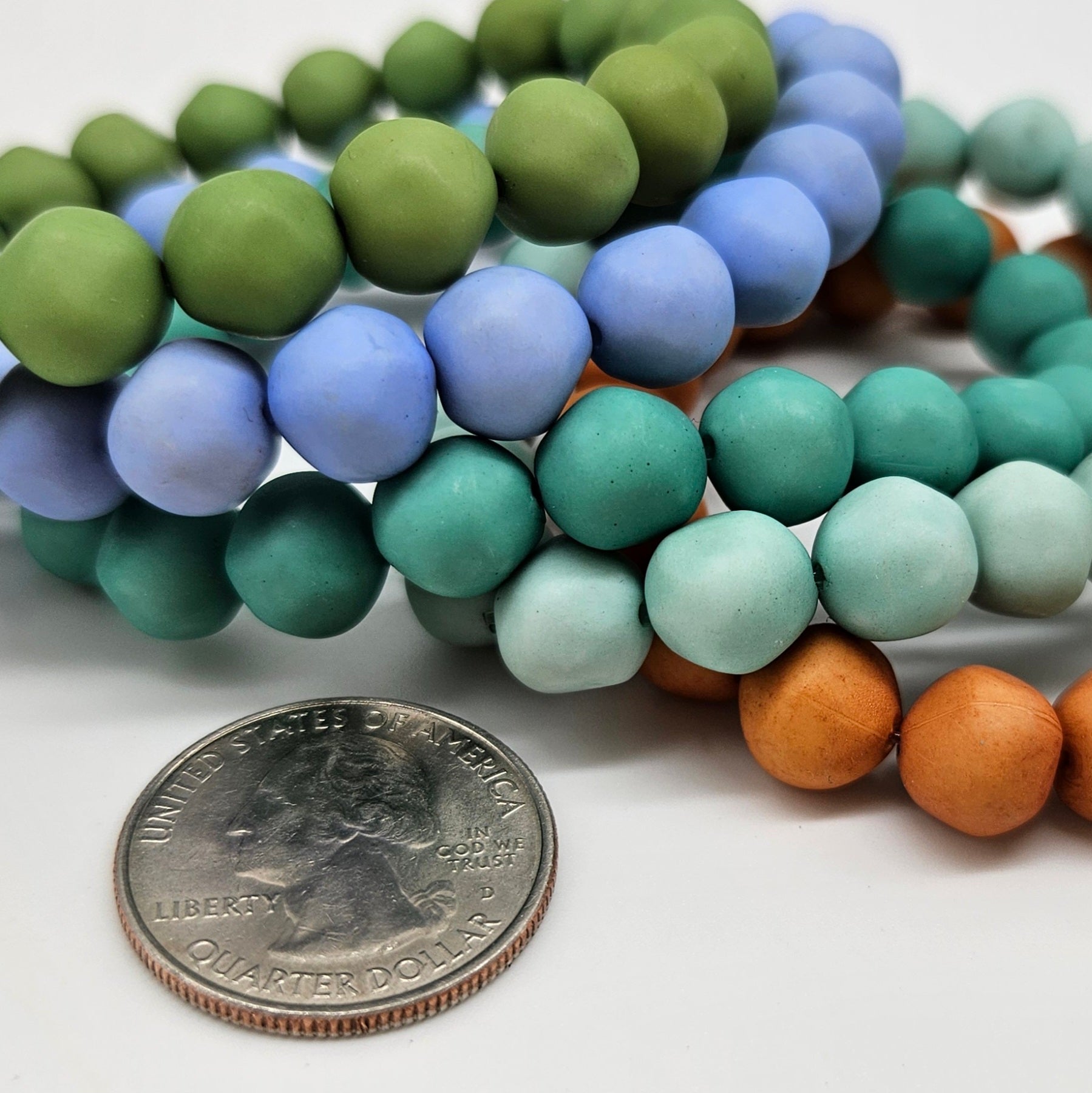 Make Your Own Stack - Sunwashed Bead Stretch Bracelets