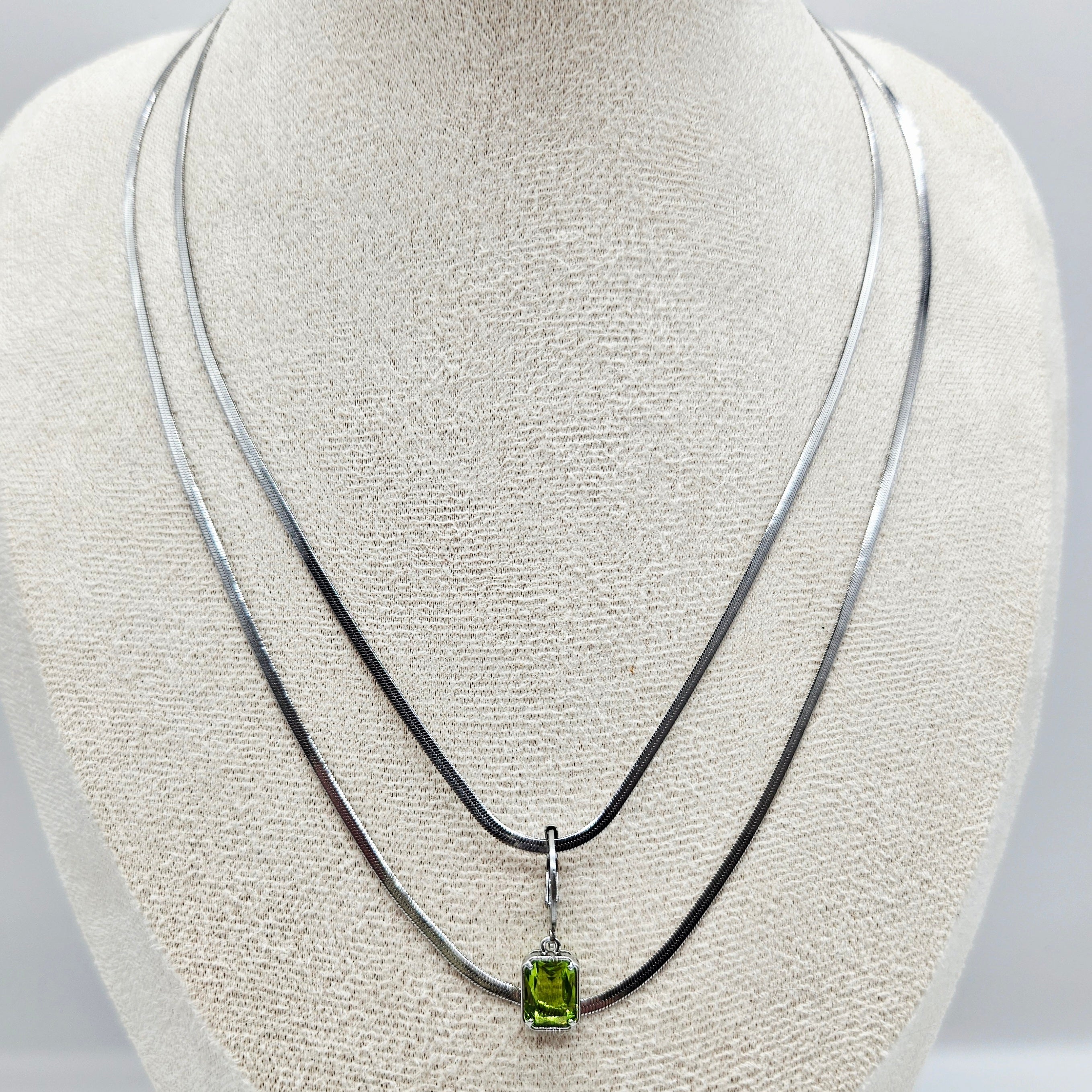 Interchangeable Glass Charm Party - Necklace & Earrings