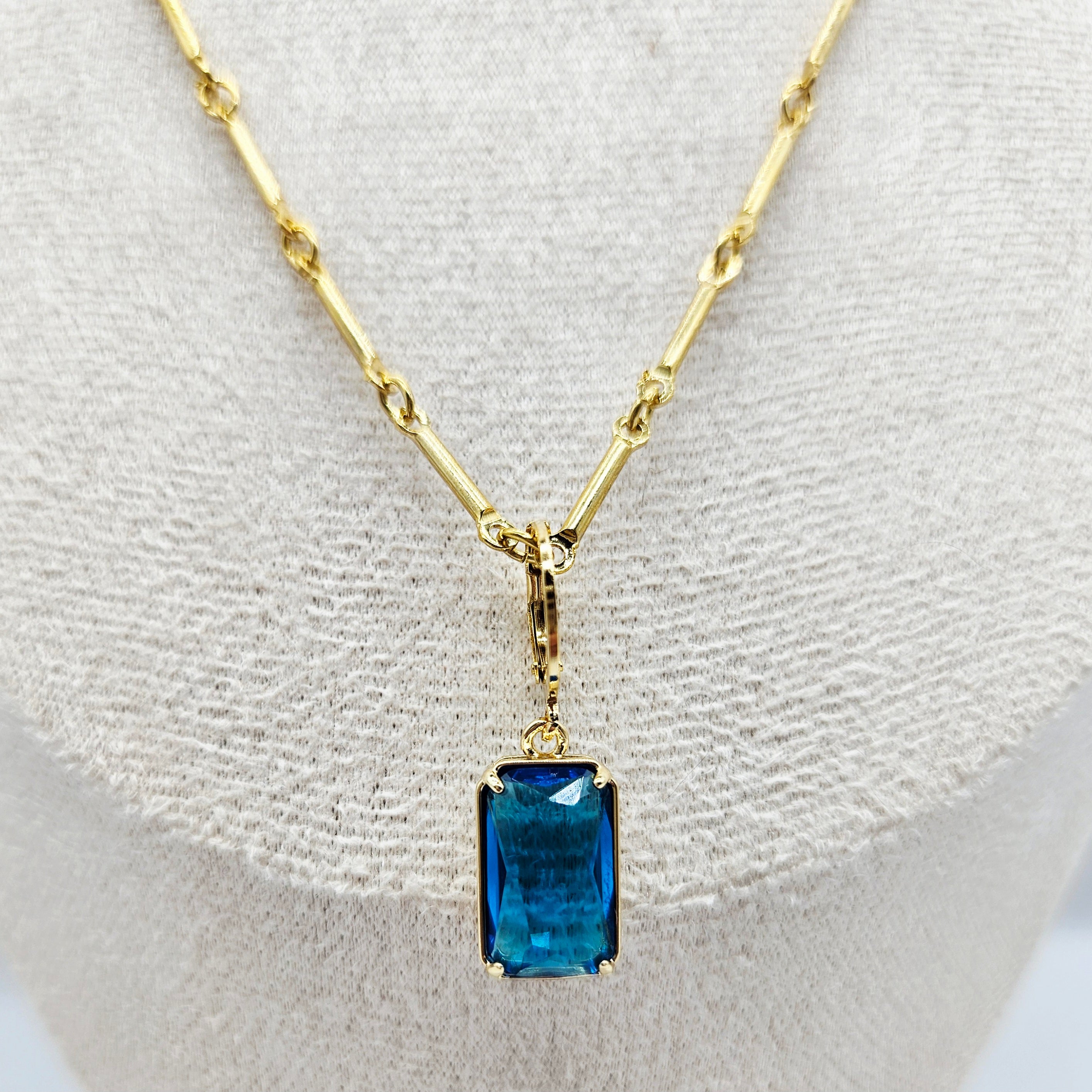 Interchangeable Glass Charm Party - Necklace & Earrings