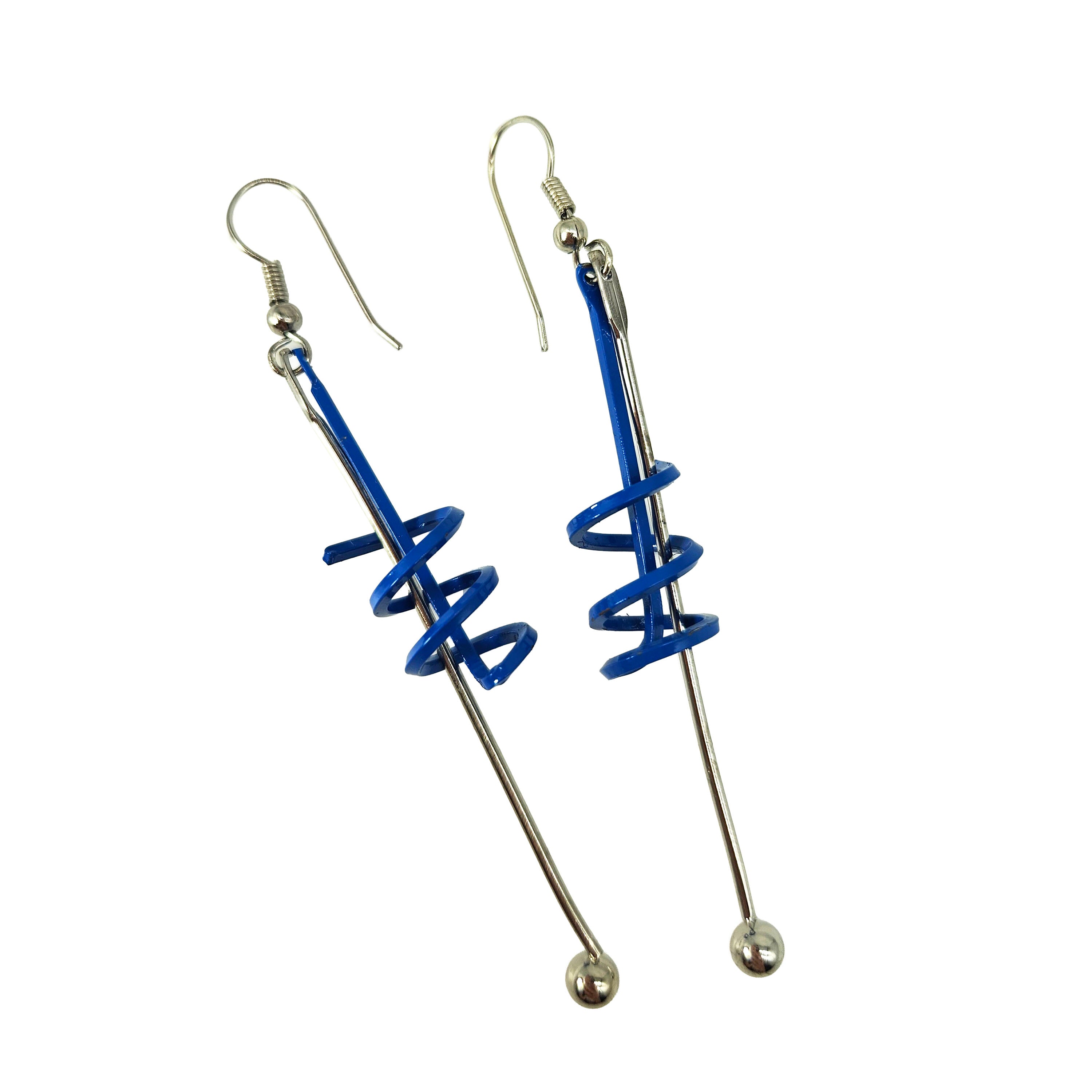 Vintage Archives: Scribble Line Drop Earrings