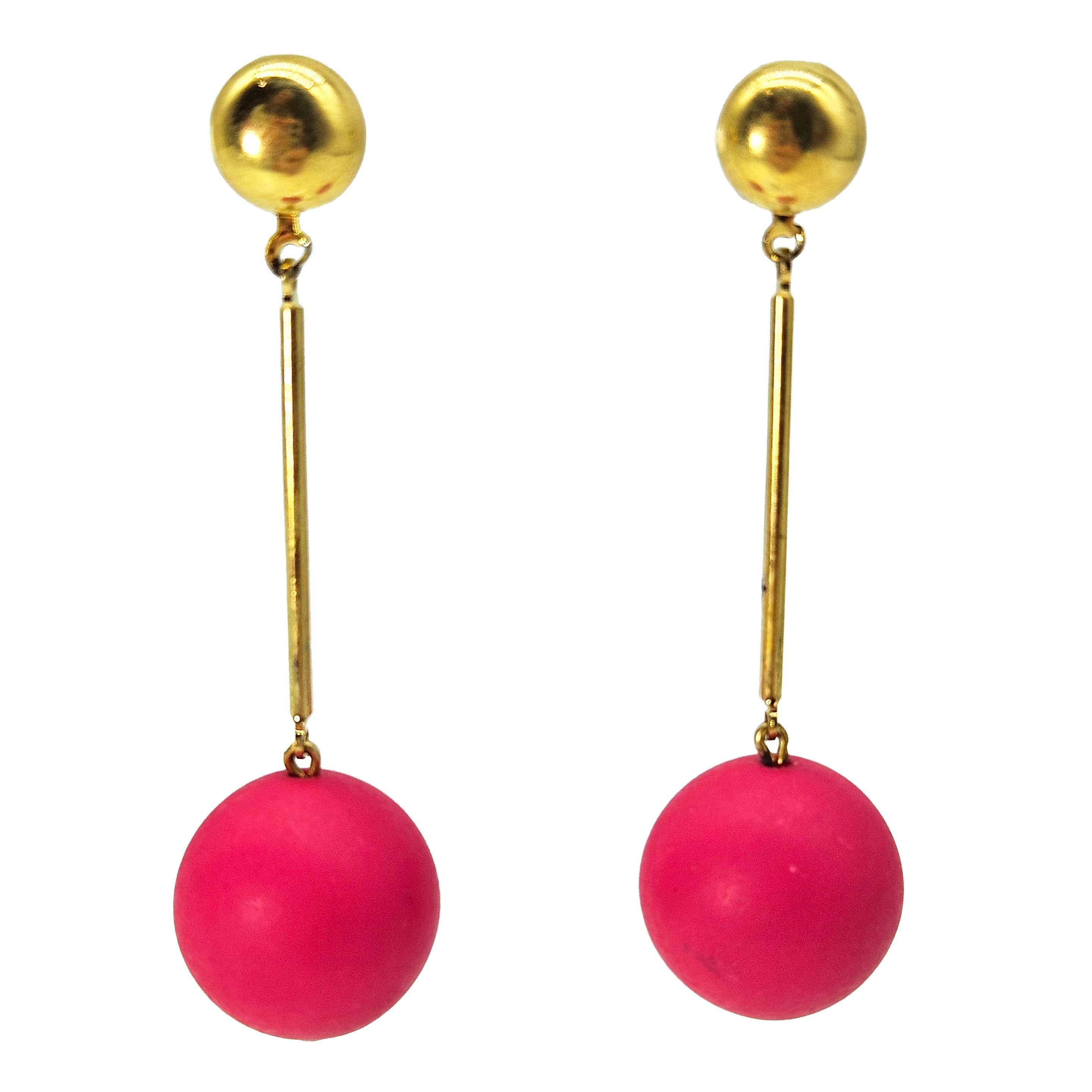 Vintage Archives: Exclamation Point Drop Earrings