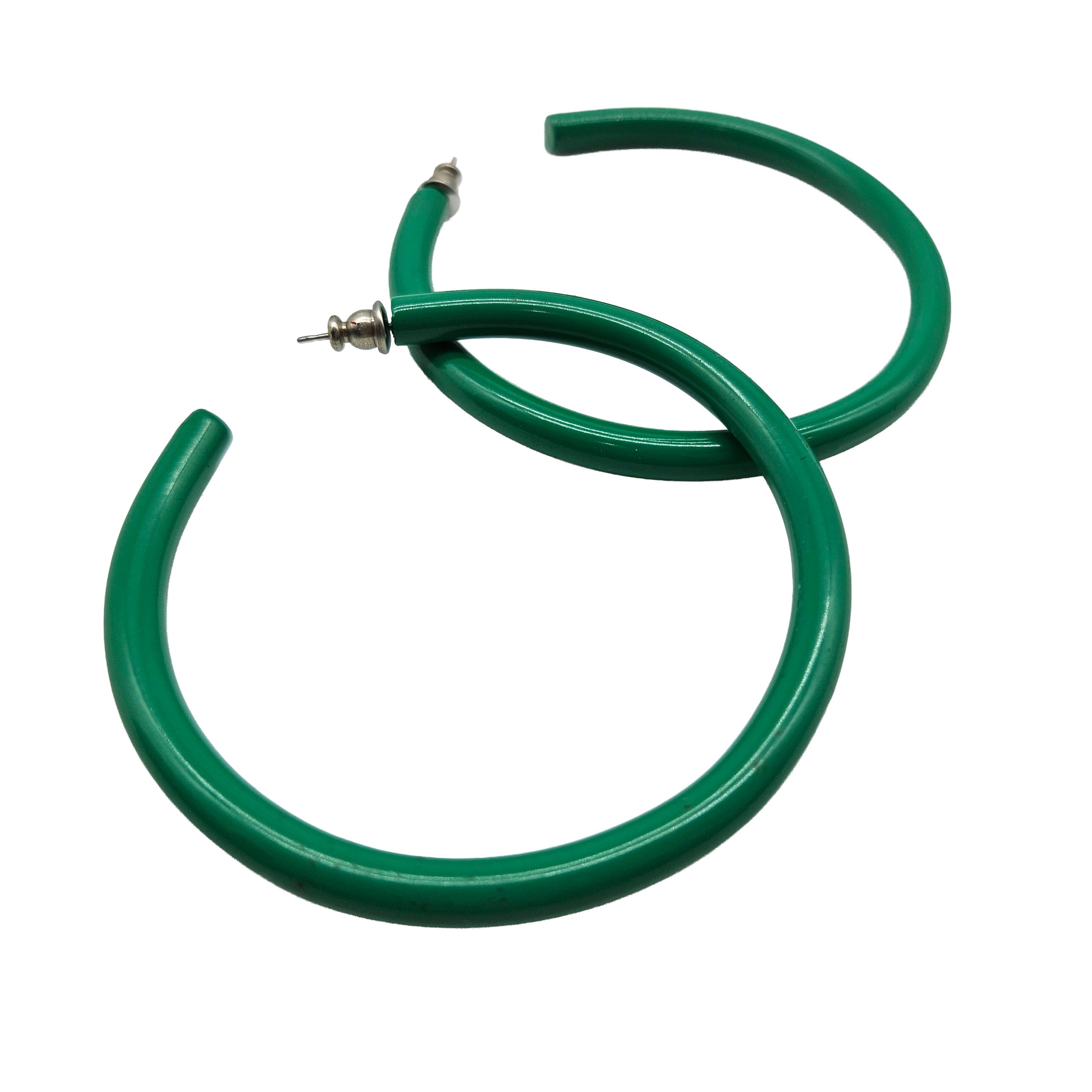 Vintage Archives: Jade Classic Vintage Hoop Earrings