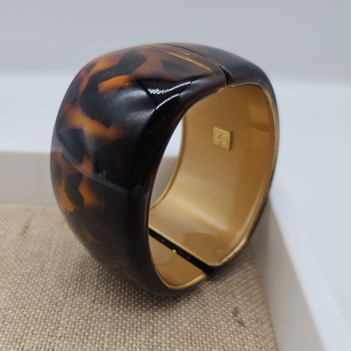 Squared Tortoise Clamper Bracelet