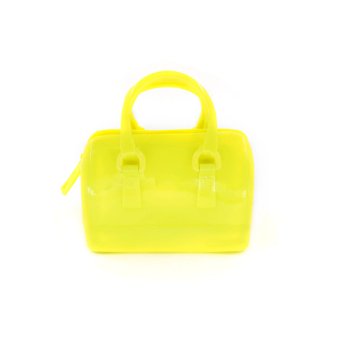 Petite Jelly Medi Bag - Neon Yellow