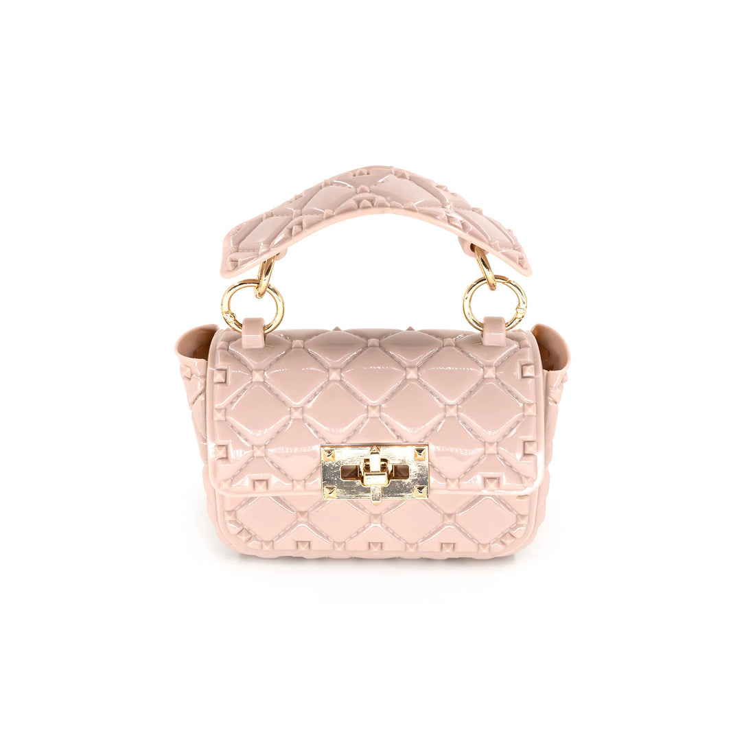 Quilted Jelly Purse - Baby Pink