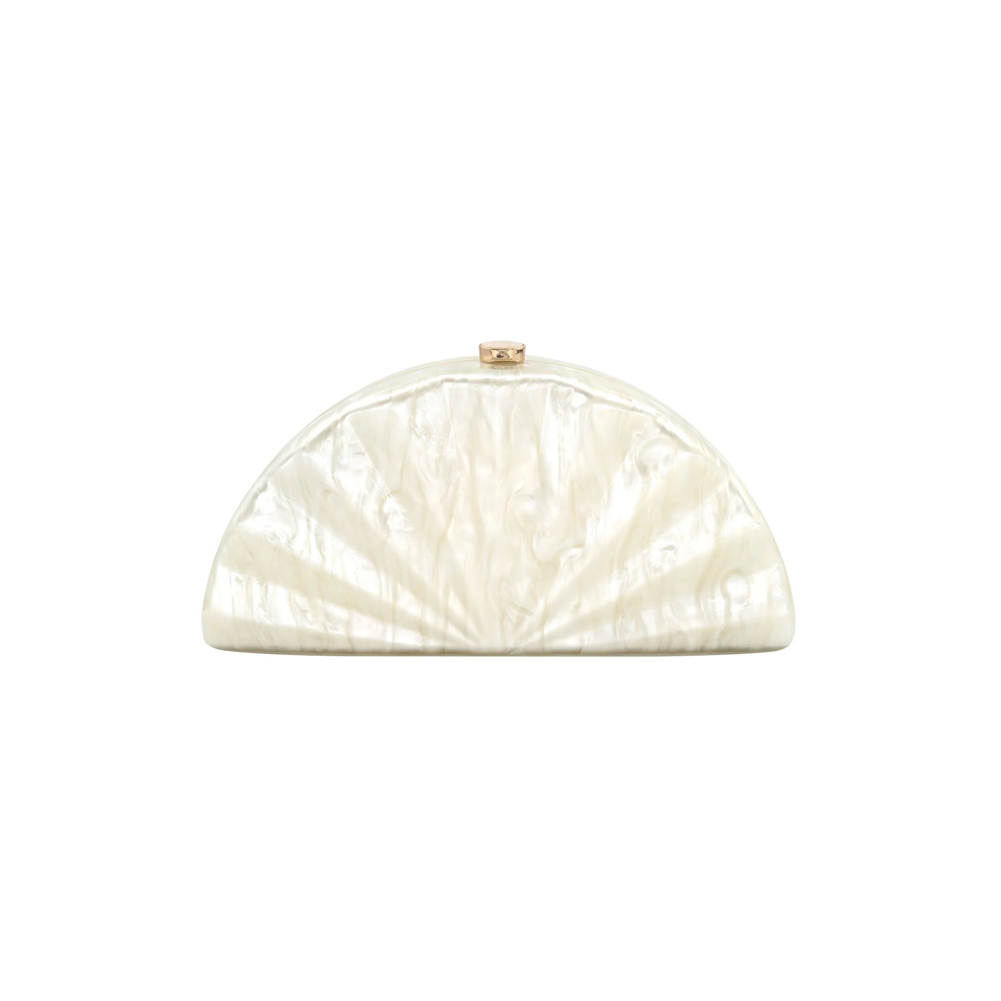 Solara Acrylic Clutch w/Chain Purse