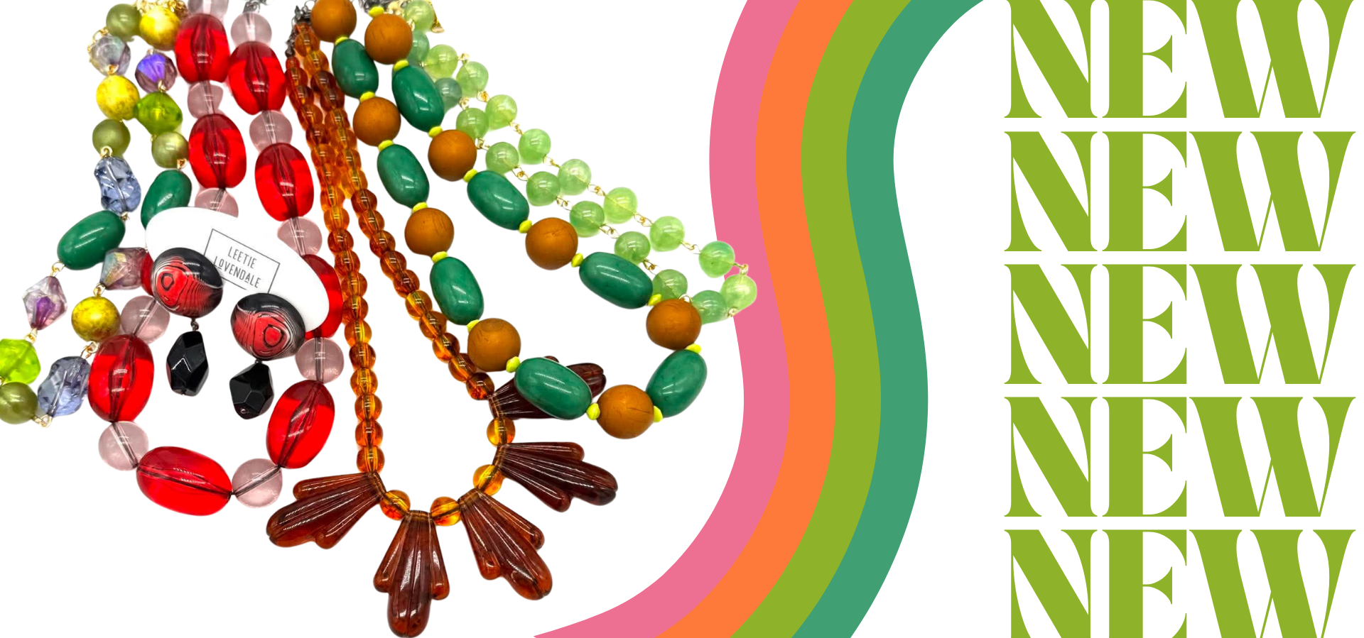 image of jewelry with caption NEW