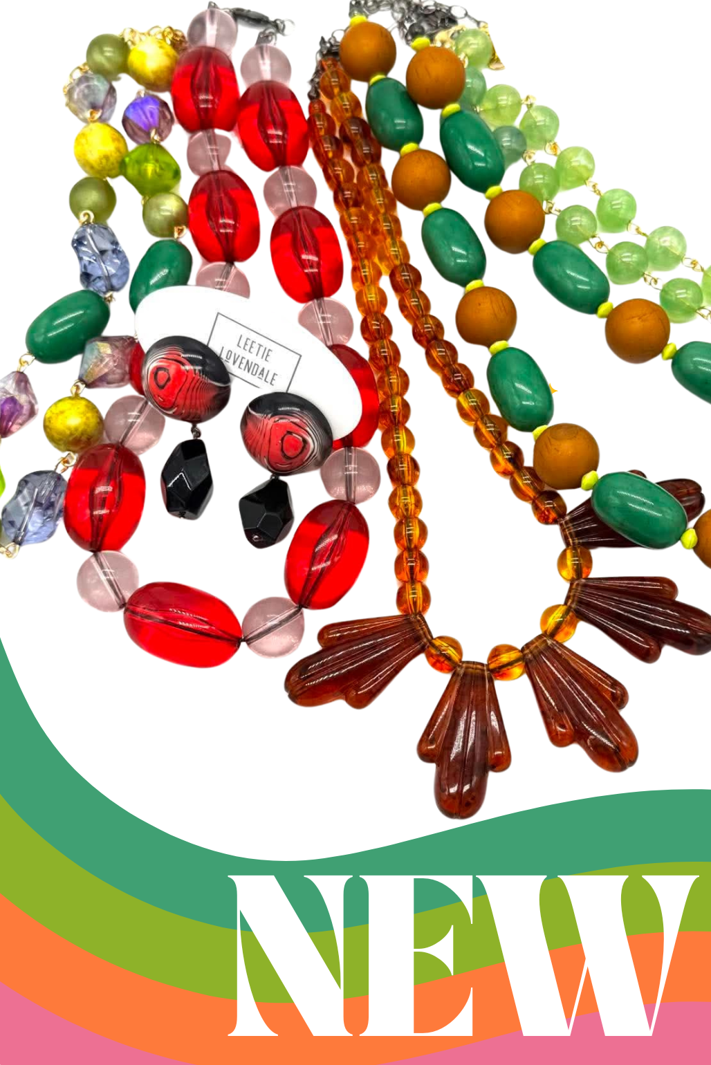 image of jewelry with caption NEW