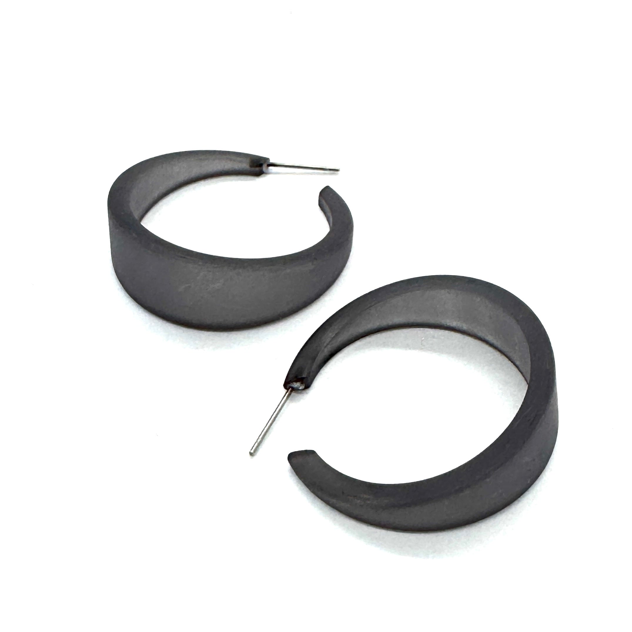 Frosted Emily Hoop Earrings