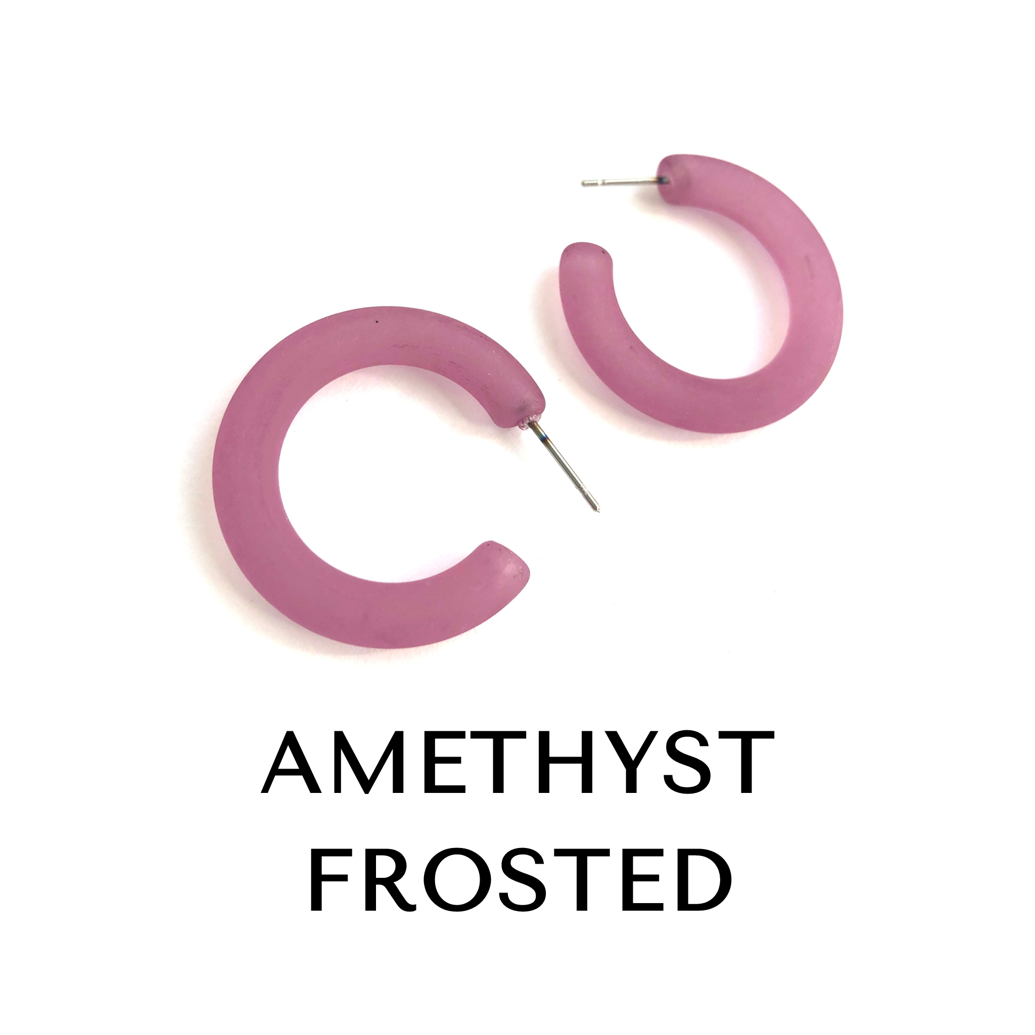 Tube Hoop Earrings - Best Plastics Collectible Hoops