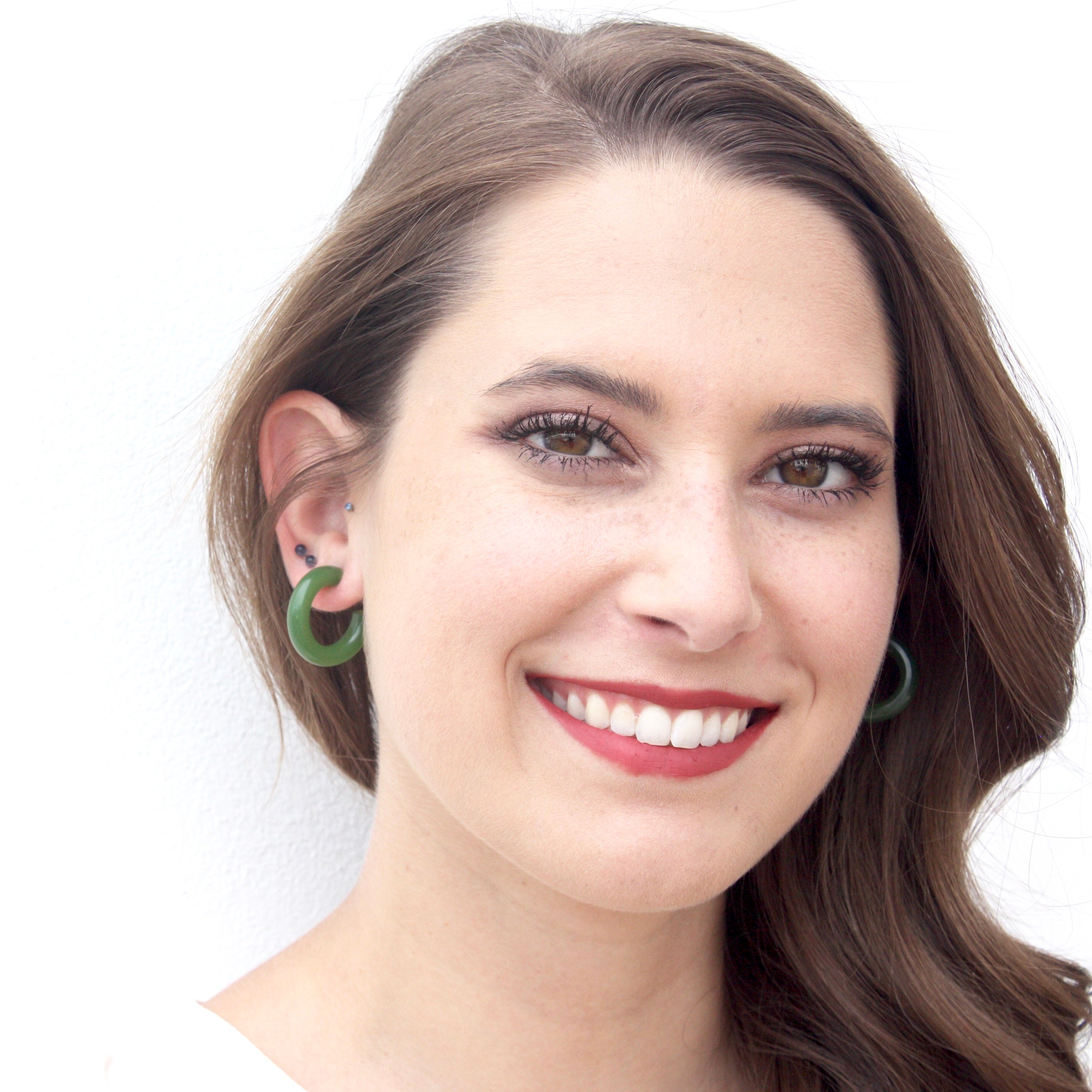 Tube Hoop Earrings - Best Plastics Collectible Hoops