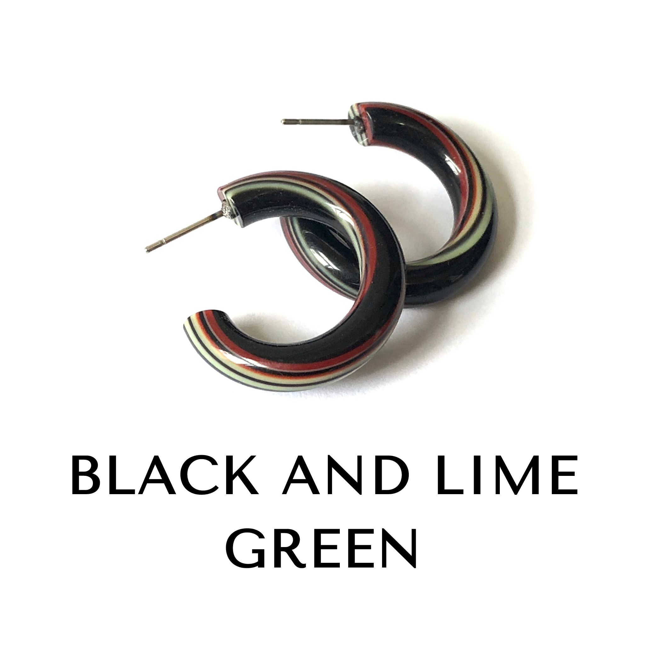 Tube Hoop Earrings - Best Plastics Collectible Hoops