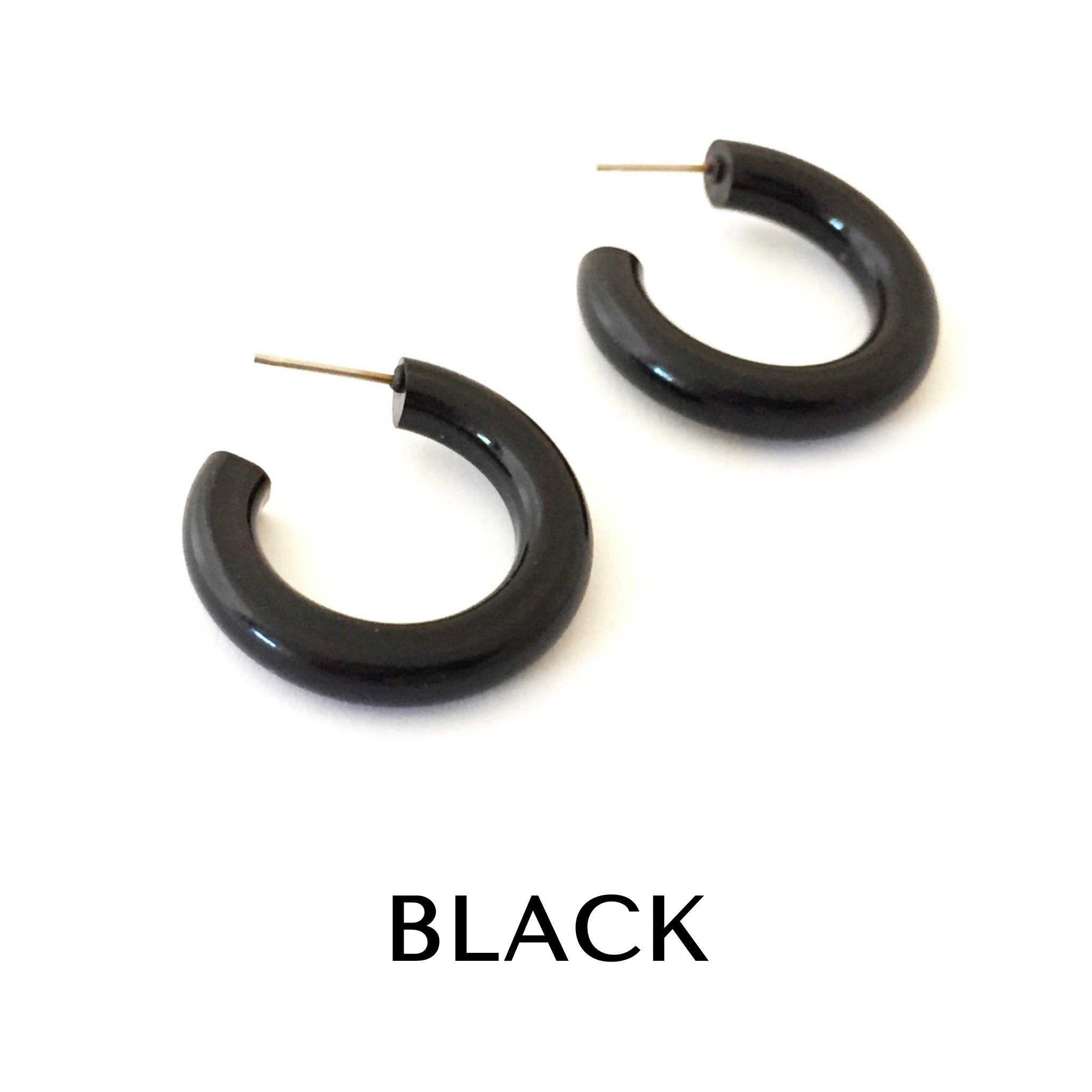 Tube Hoop Earrings - Best Plastics Collectible Hoops