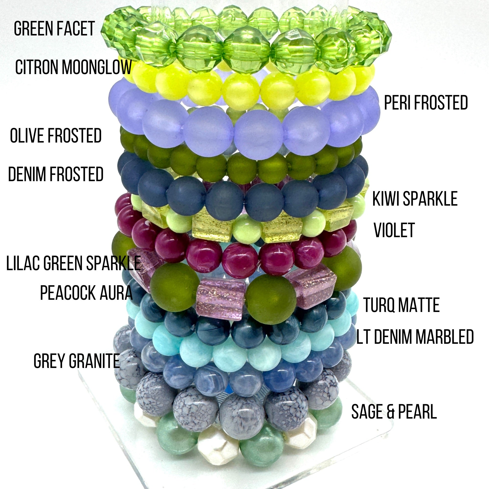 Make Your Own Stack Bracelets Set - Berry Patch