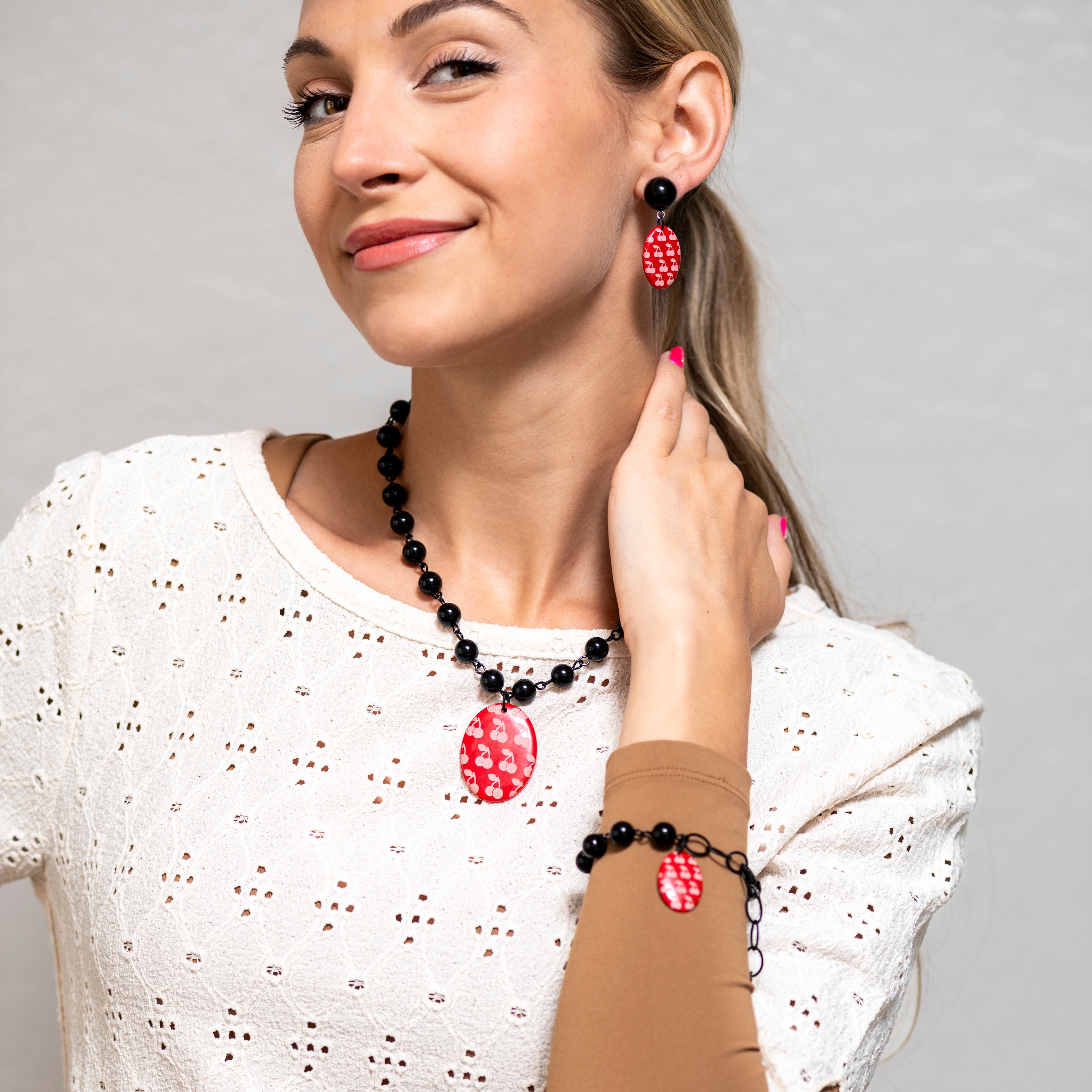 Lucky Cherries Aleta Necklace