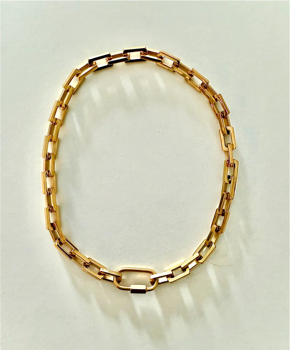 Chunky Carabiner Chain Necklace - HL Trunk Show