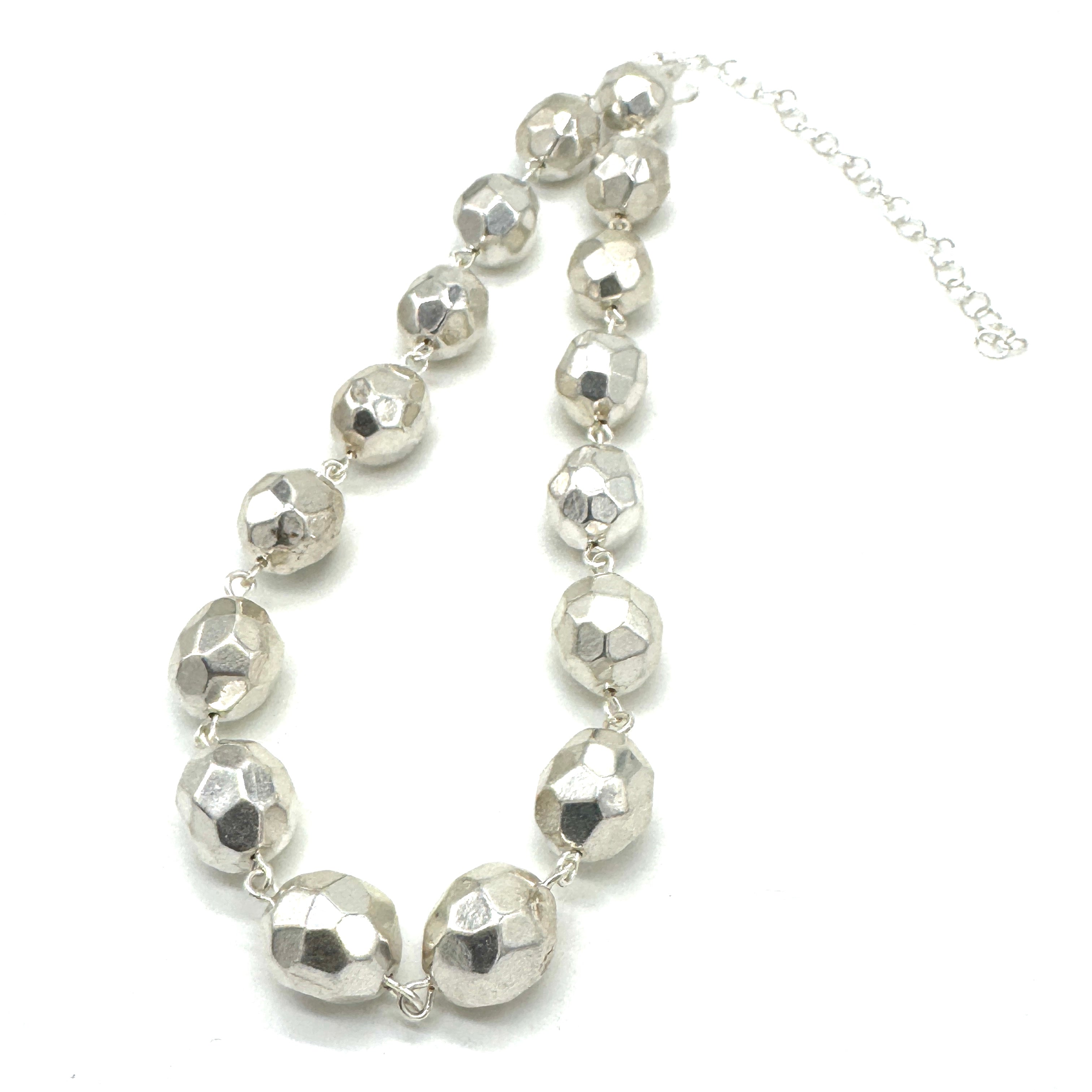 Silver Nugget Amelia Necklace - Limited Stock