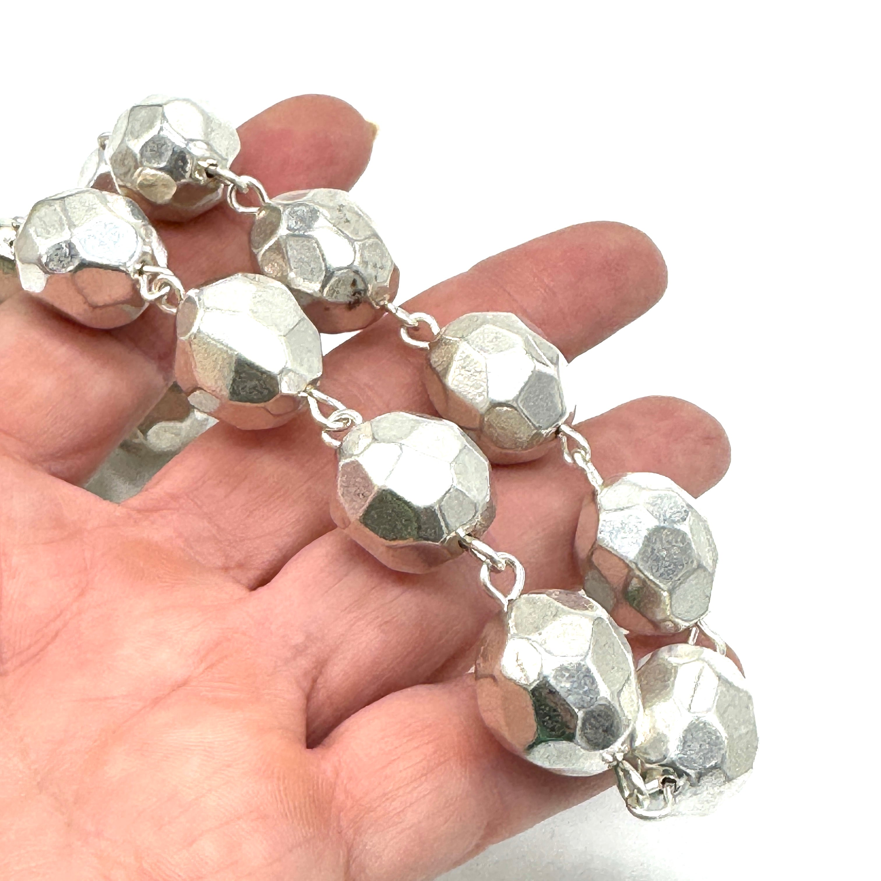 Silver Nugget Amelia Necklace - Limited Stock