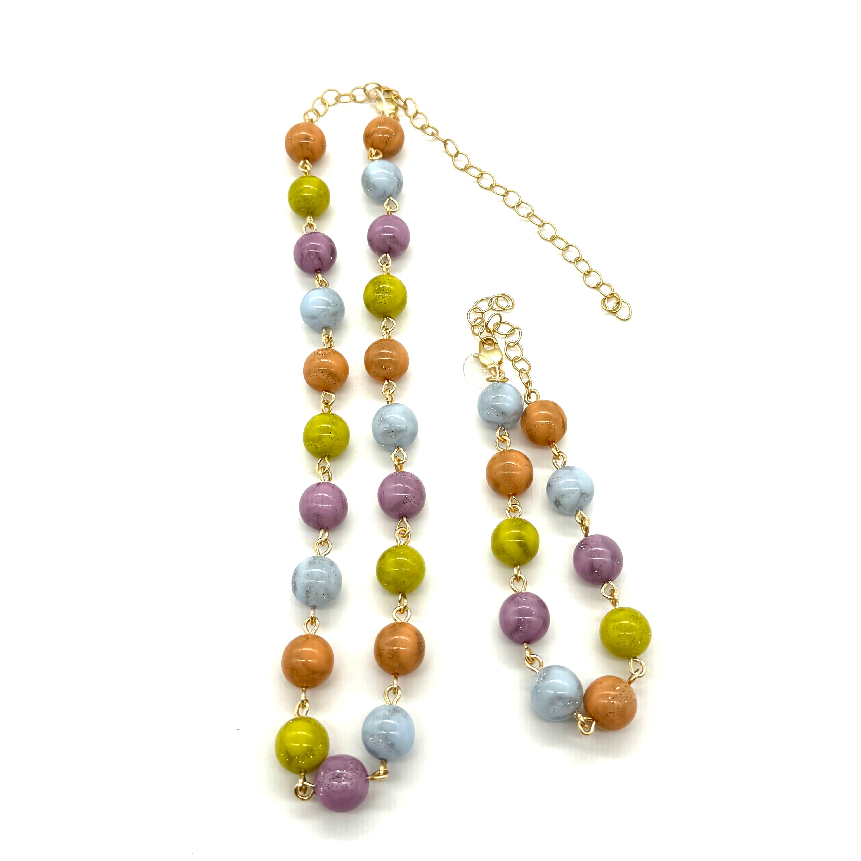 Misty Glitter Amelia Necklace & Betsy Bracelet Collection