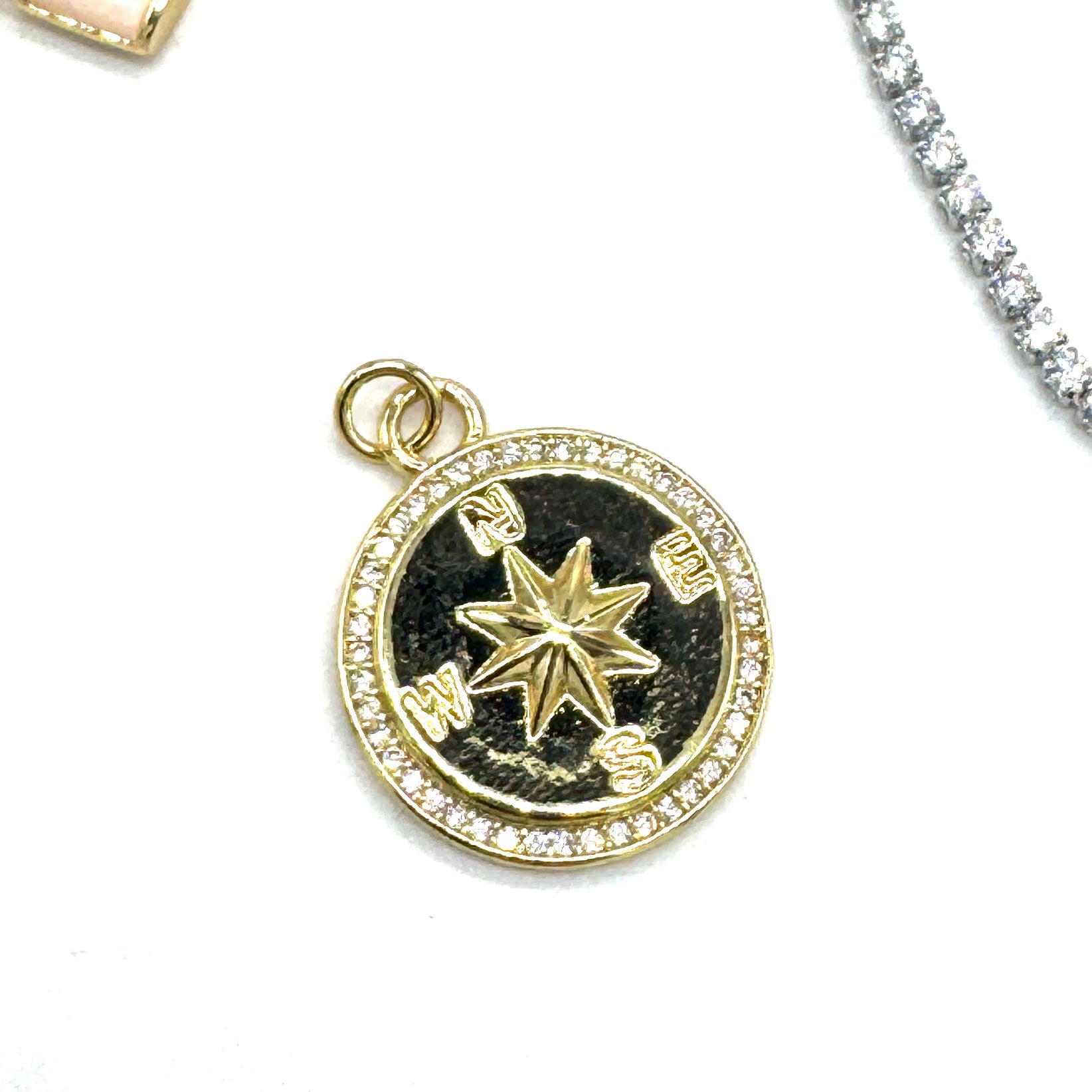 Mixed Doubles Charm Bar Tennis Bracelet