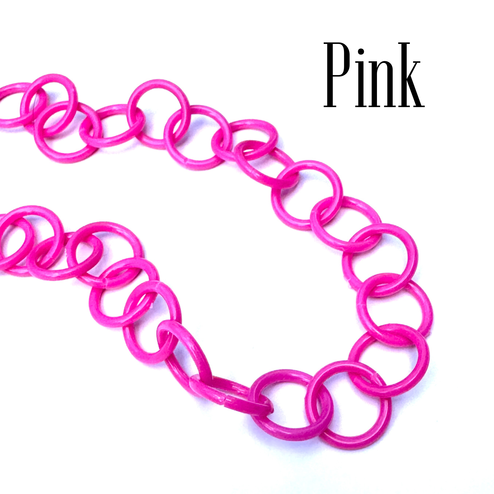 Clink Lucite Chain Link Necklace - Colorful Layering Chains*