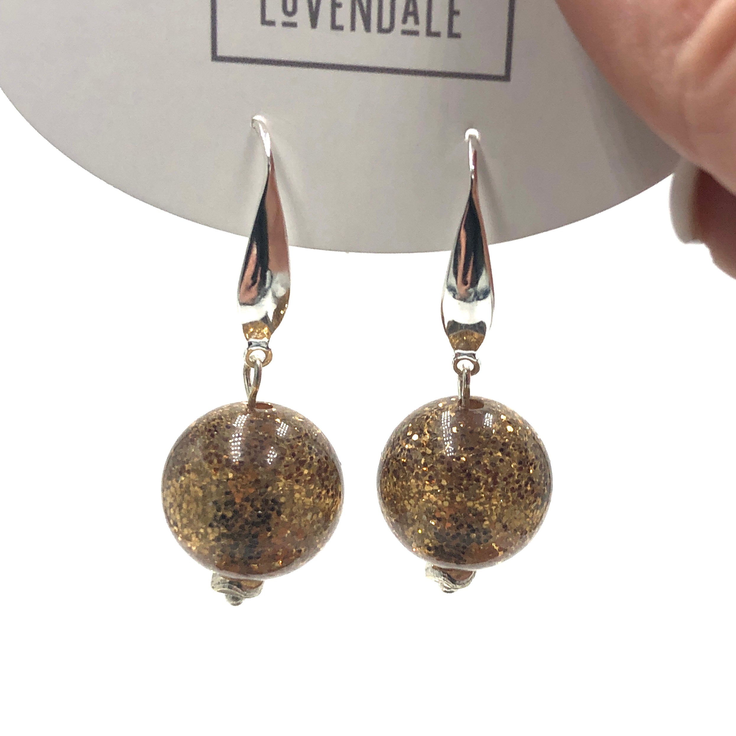 Glitter Lure Earrings