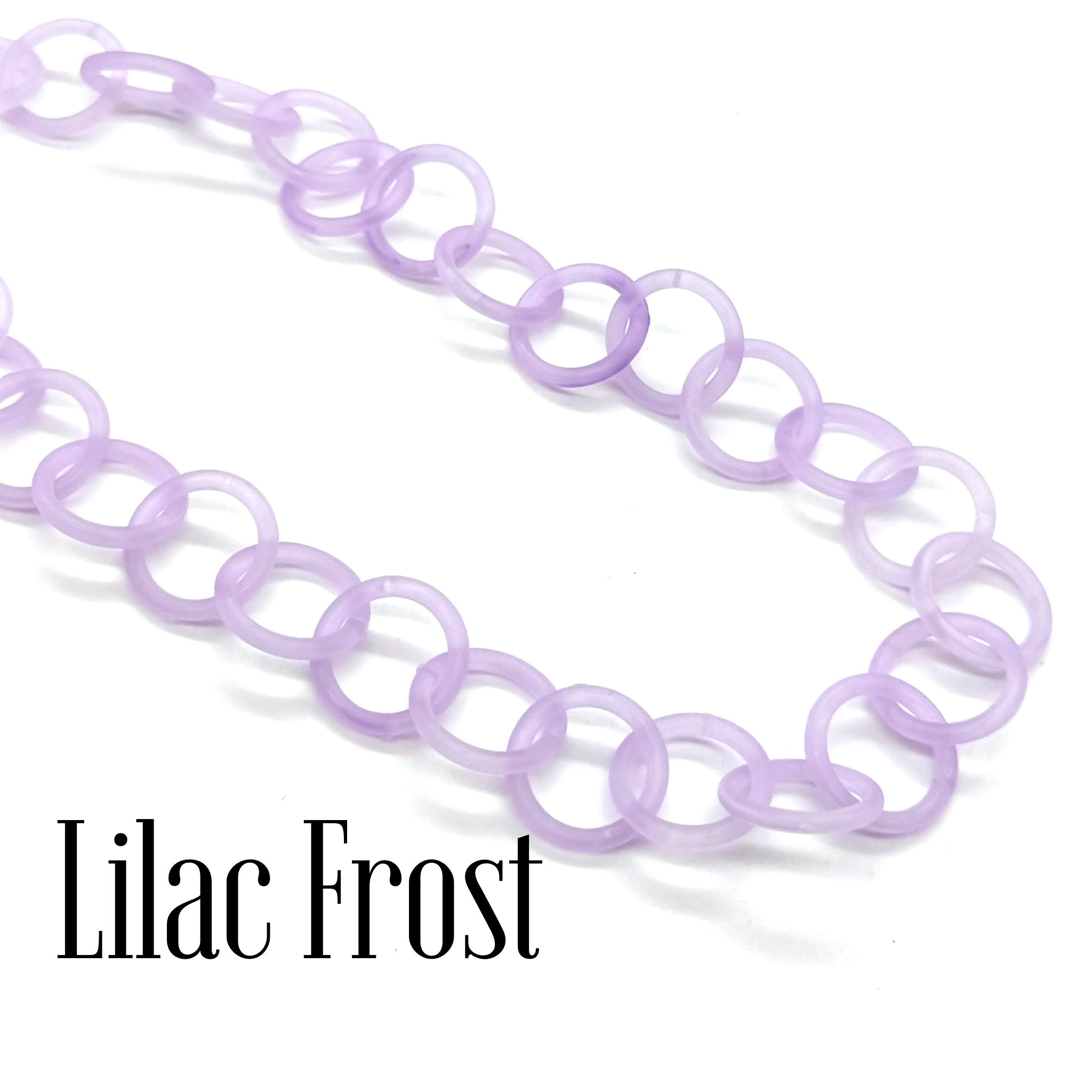 Clink Lucite Chain Link Necklace - Colorful Layering Chains*