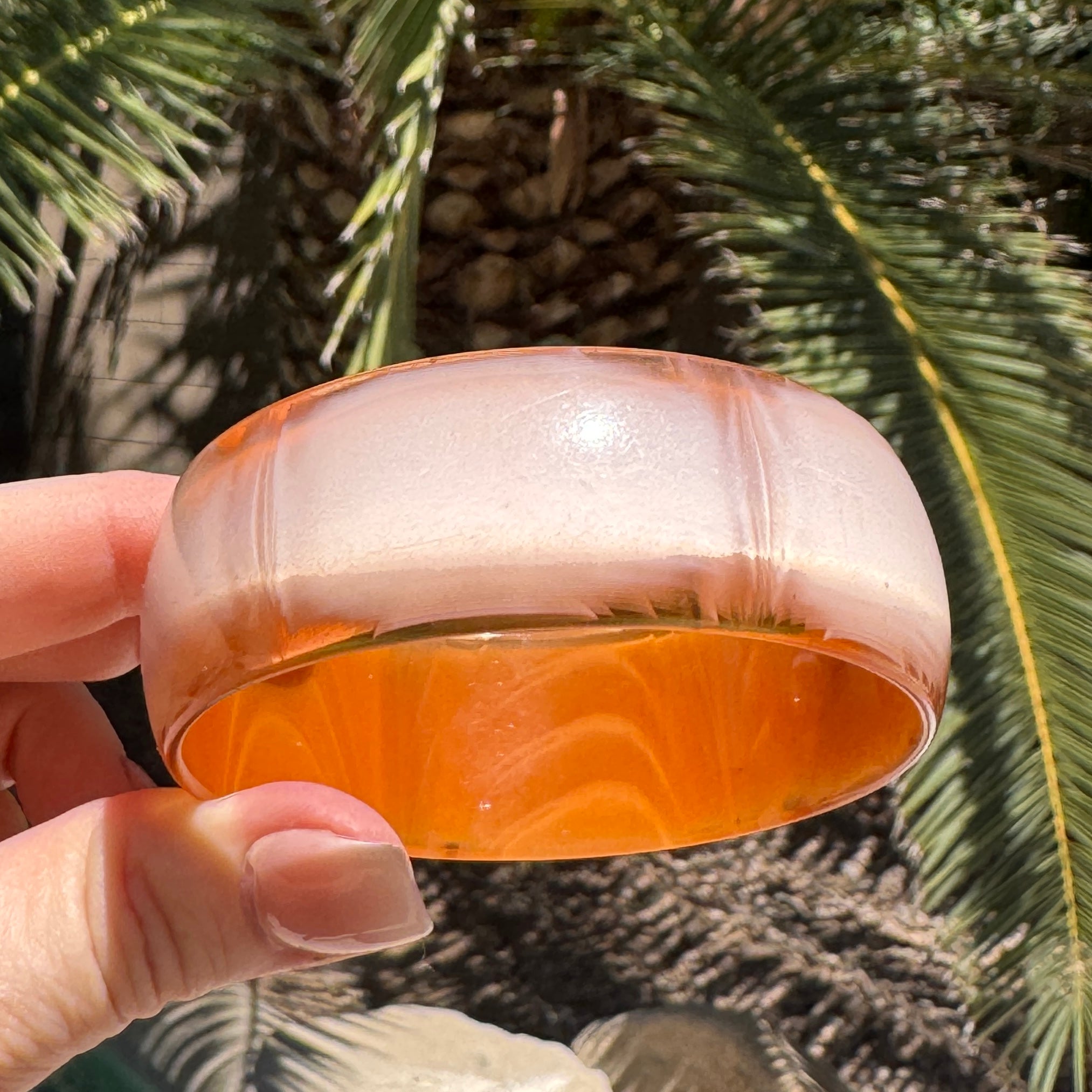 Peach Blast RARE Best Bangle Bracelet - 8"