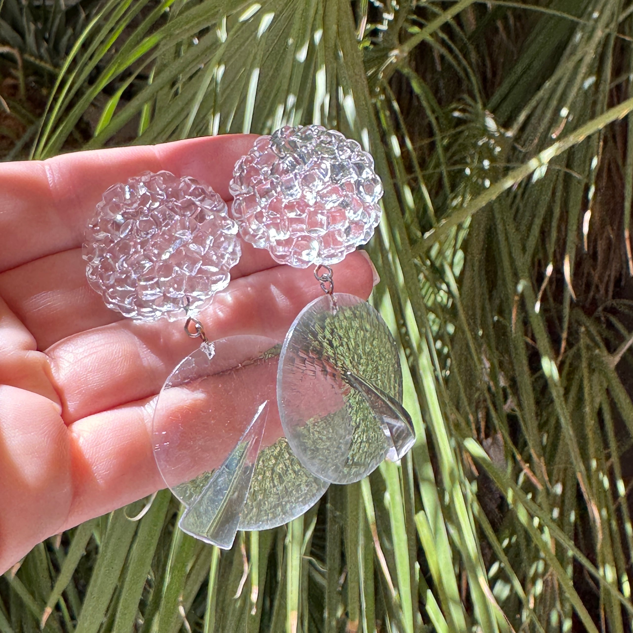 Wayfarer Lucite Statement Earrings