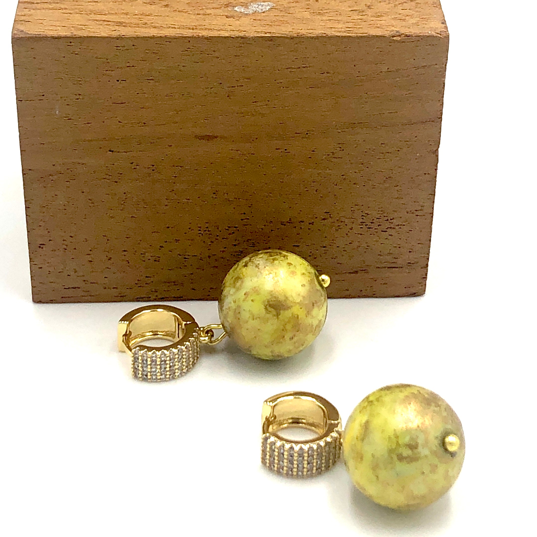 Richelle Hoop & Bead Earrings