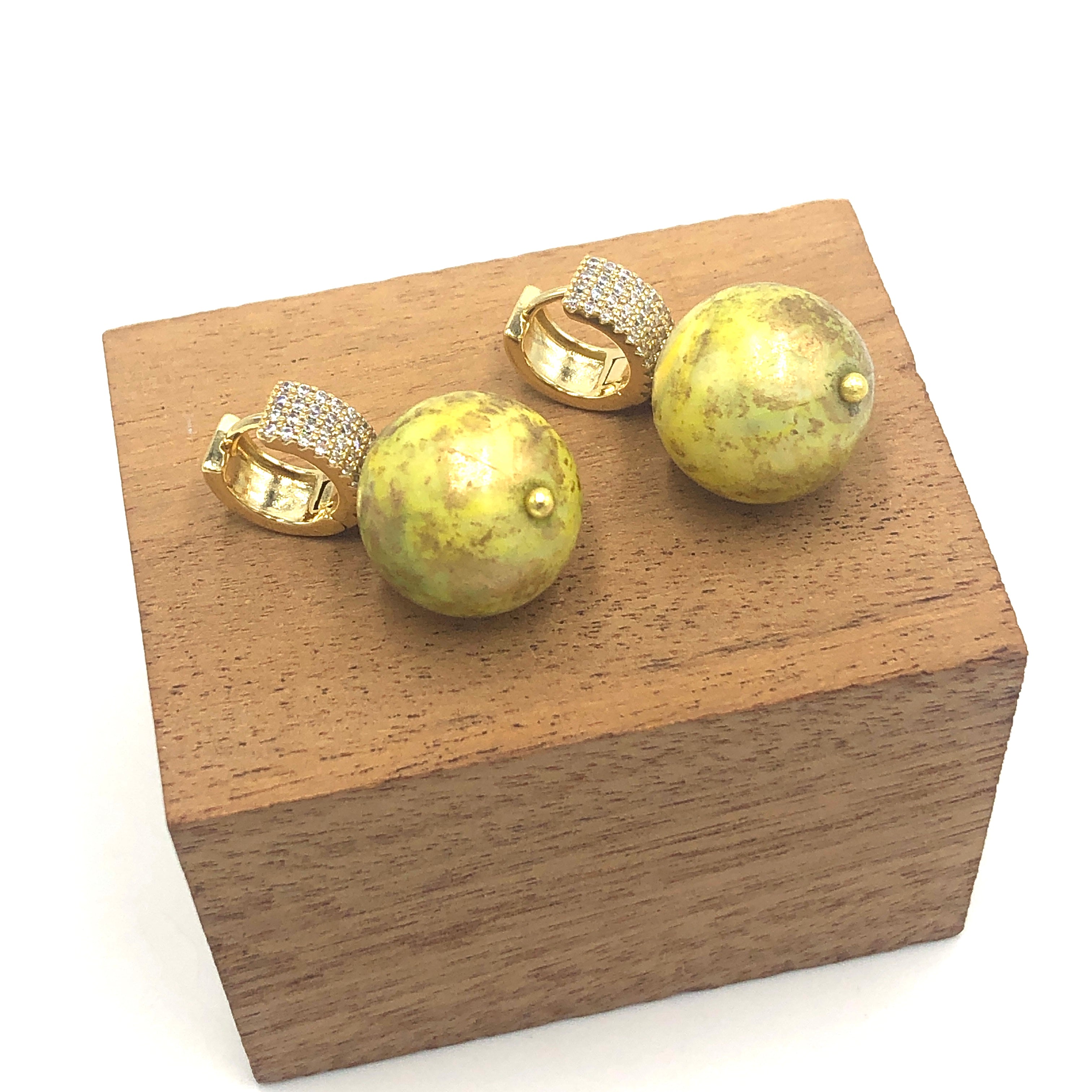 Richelle Hoop & Bead Earrings