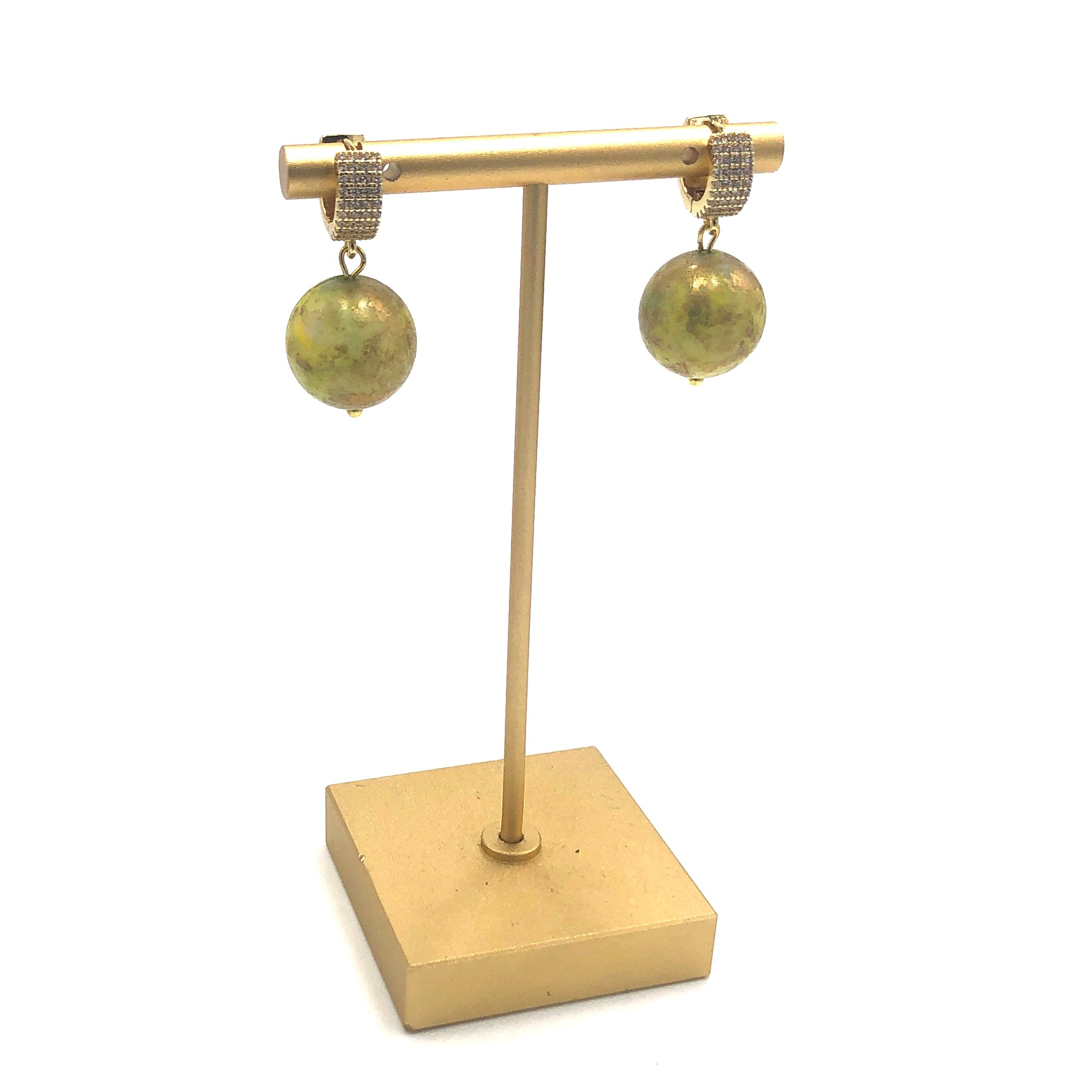 Richelle Hoop & Bead Earrings