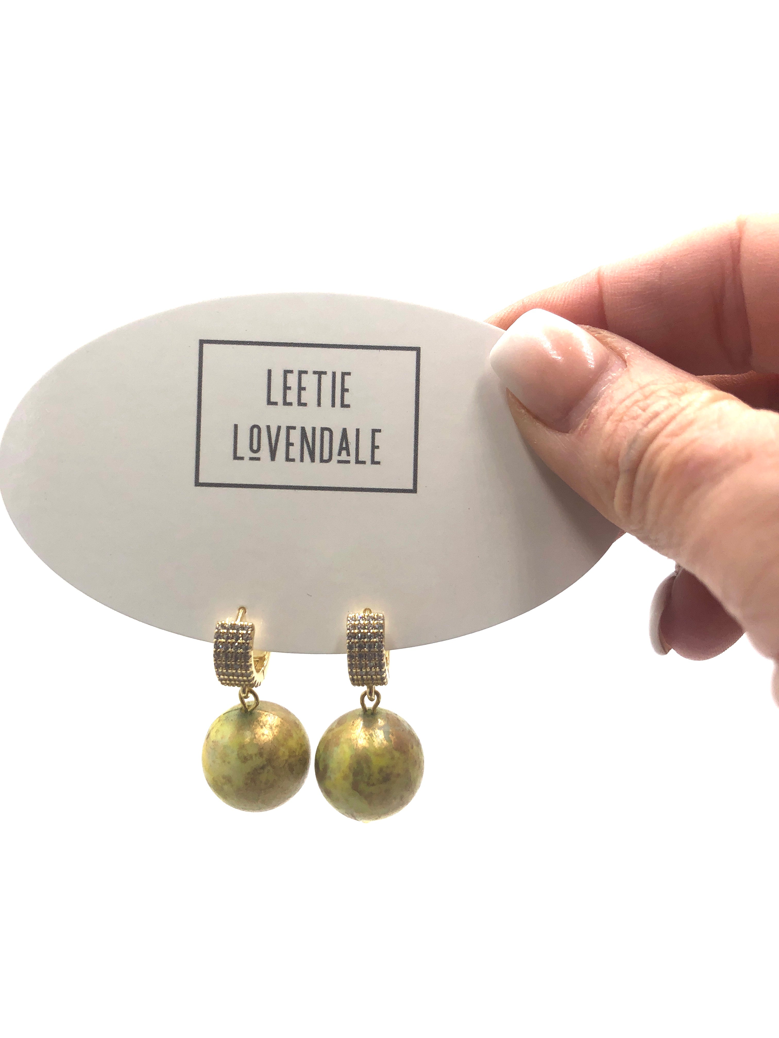 Richelle Hoop & Bead Earrings