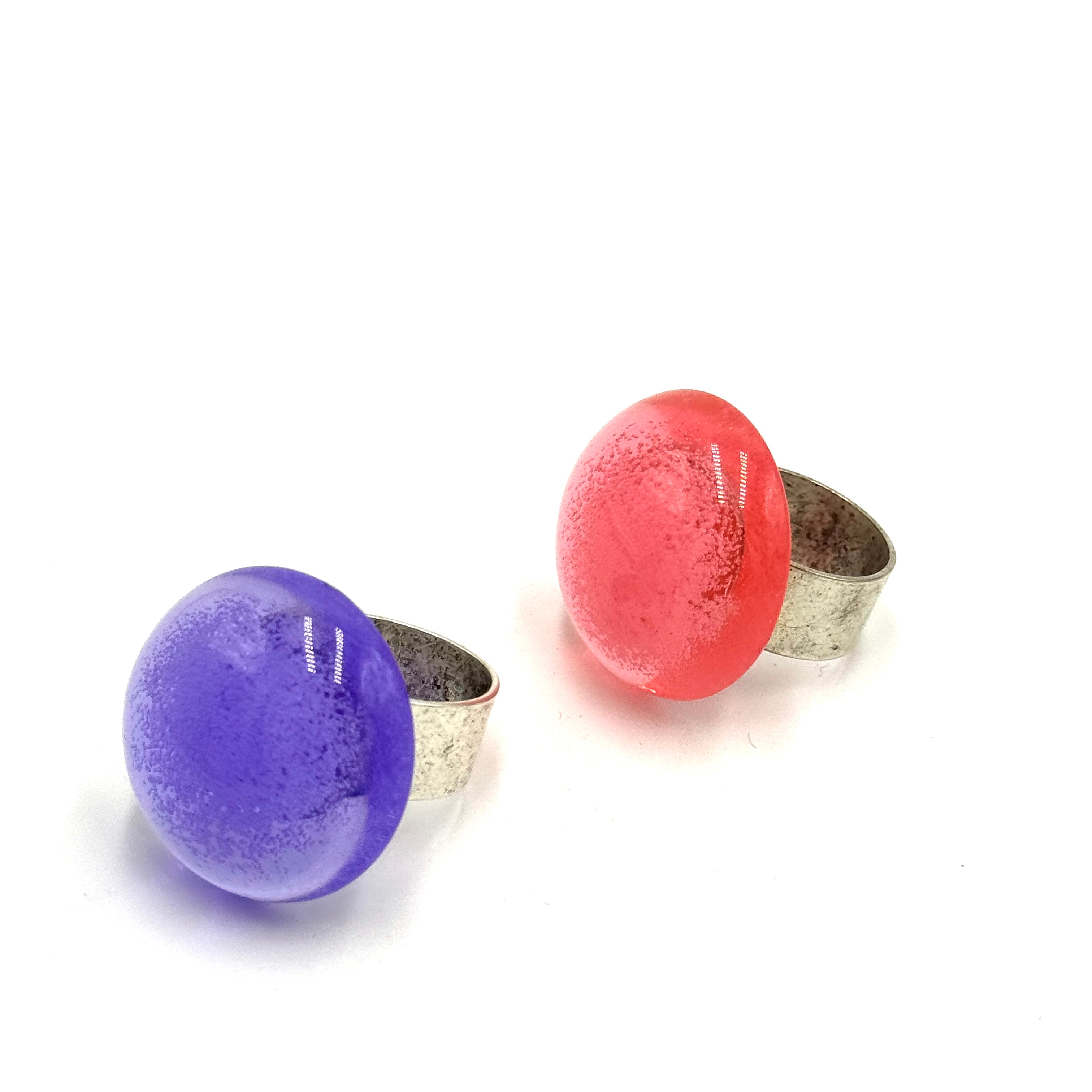 Lollipop Lucite Cocktail Ring