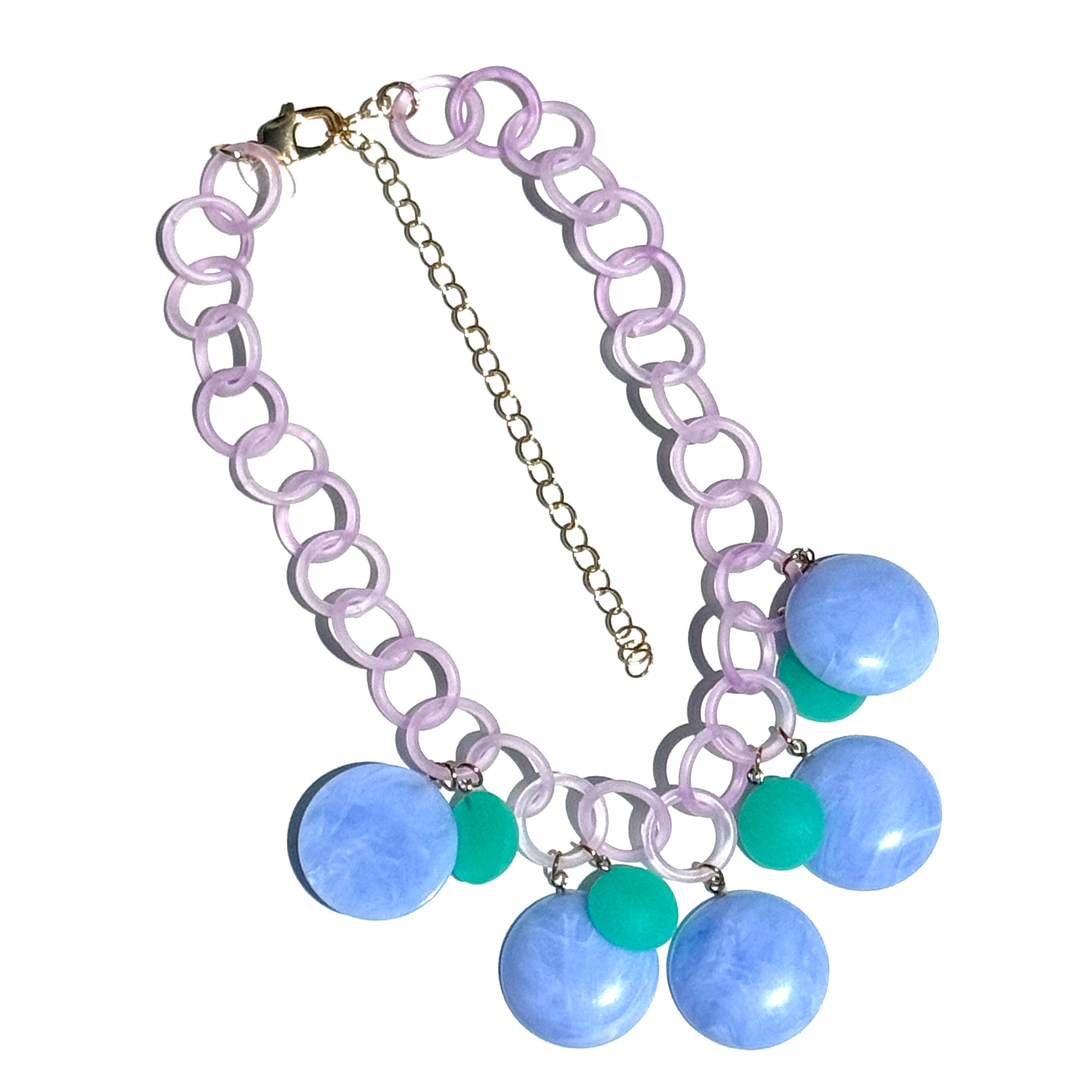 Periwinkle Taffy Clink Necklace