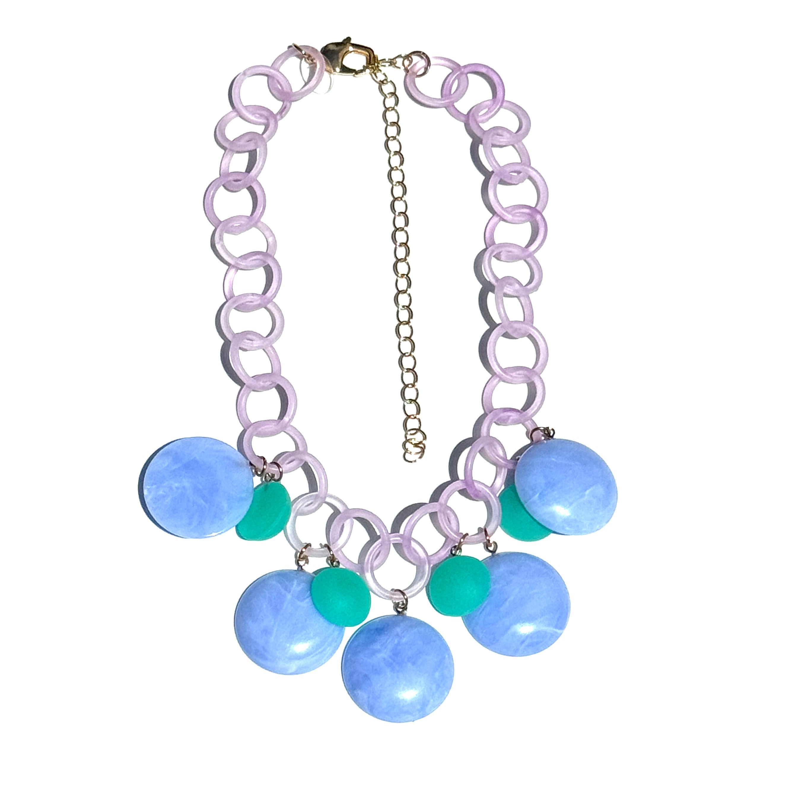 Periwinkle Taffy Clink Necklace