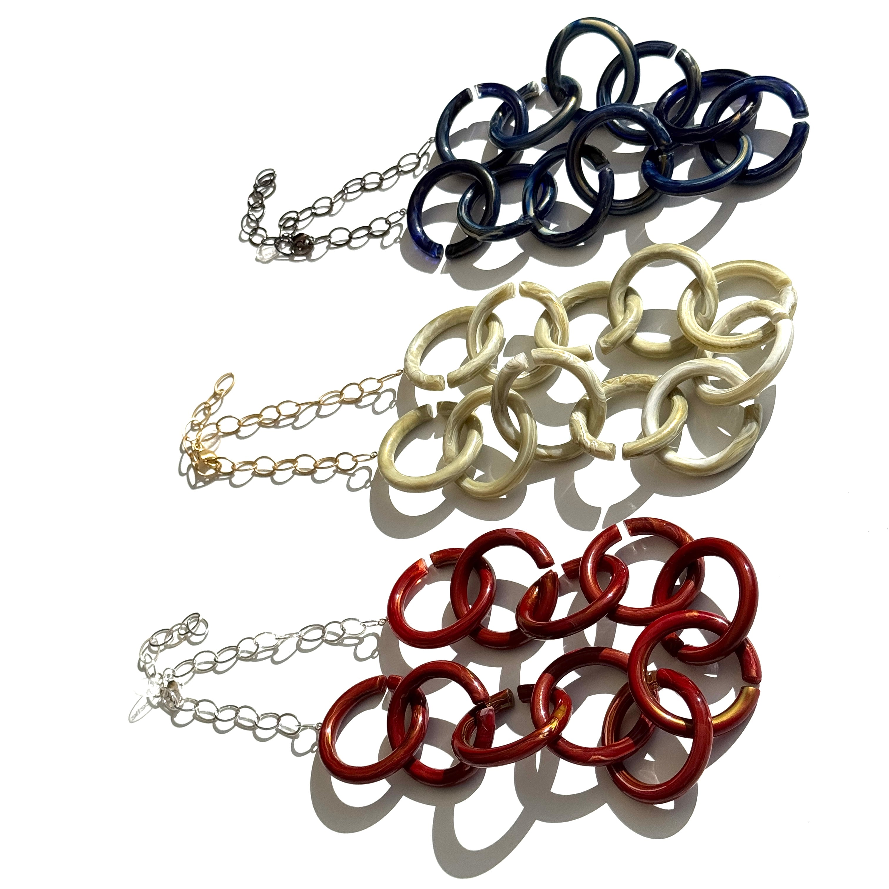 Marble Linked Luxe Chain Necklace