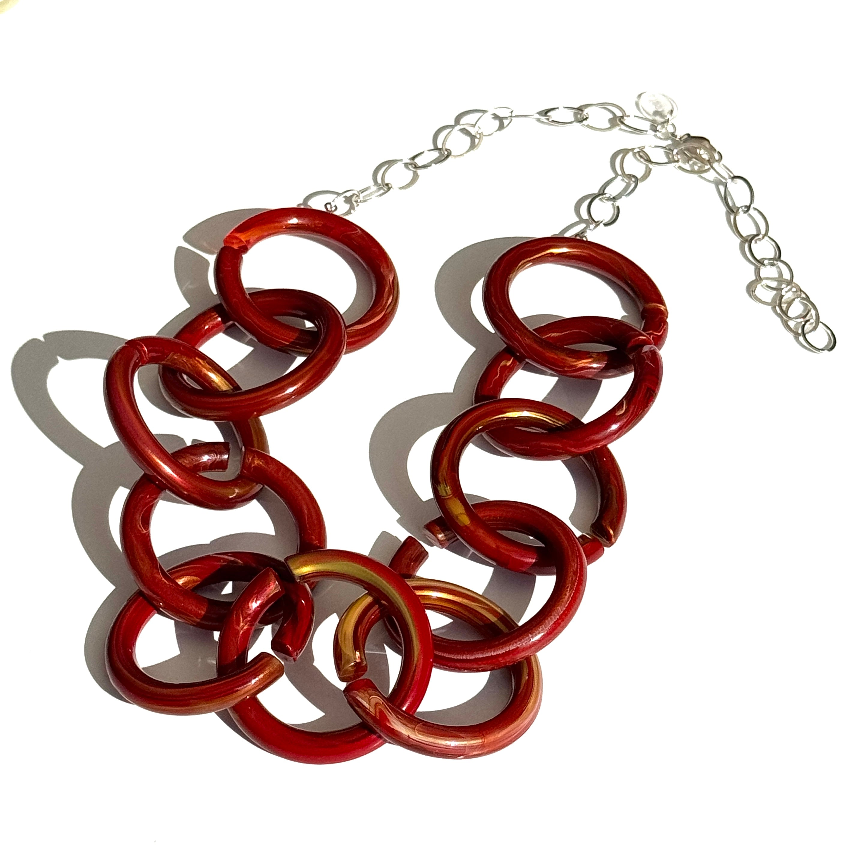 Marble Linked Luxe Chain Necklace