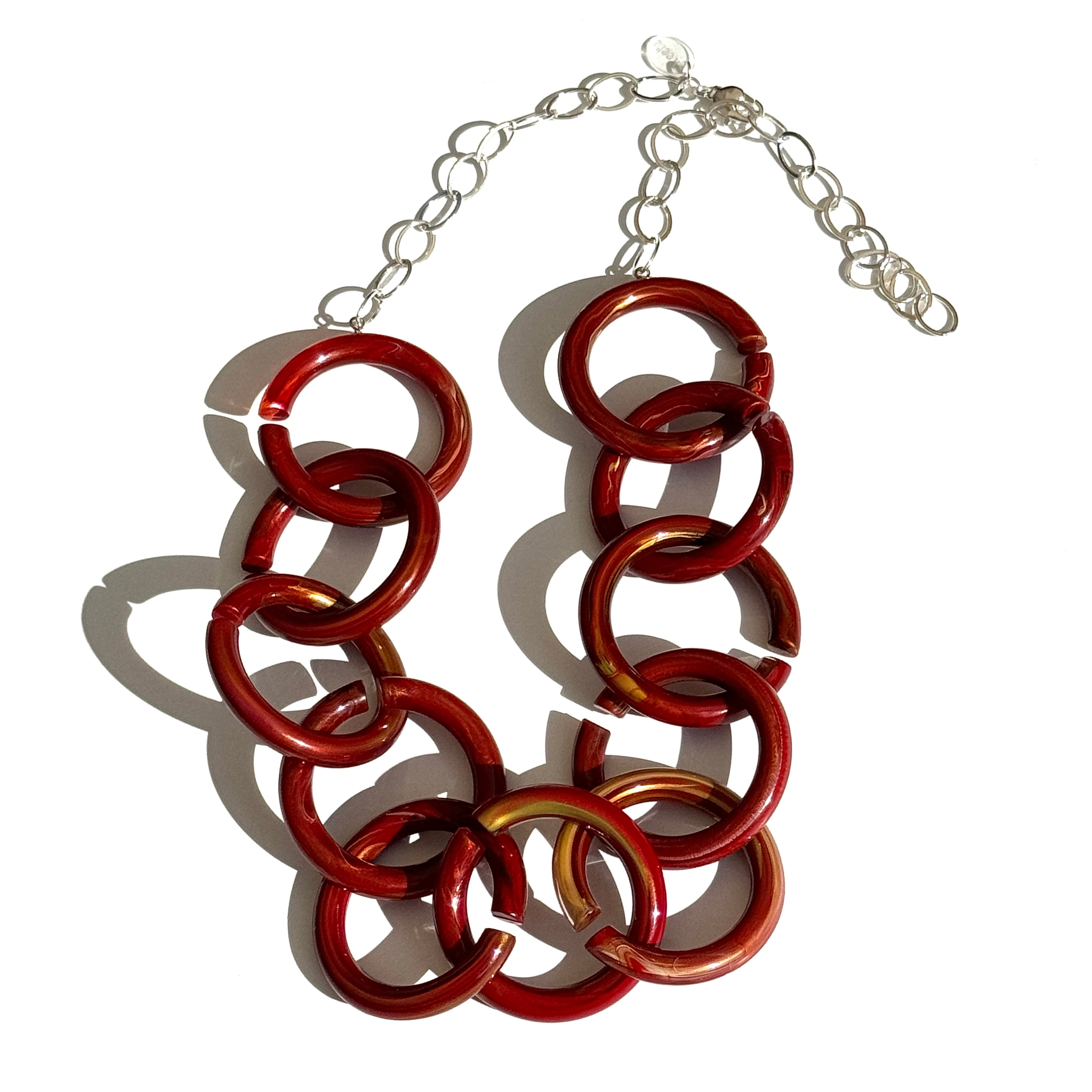 Marble Linked Luxe Chain Necklace