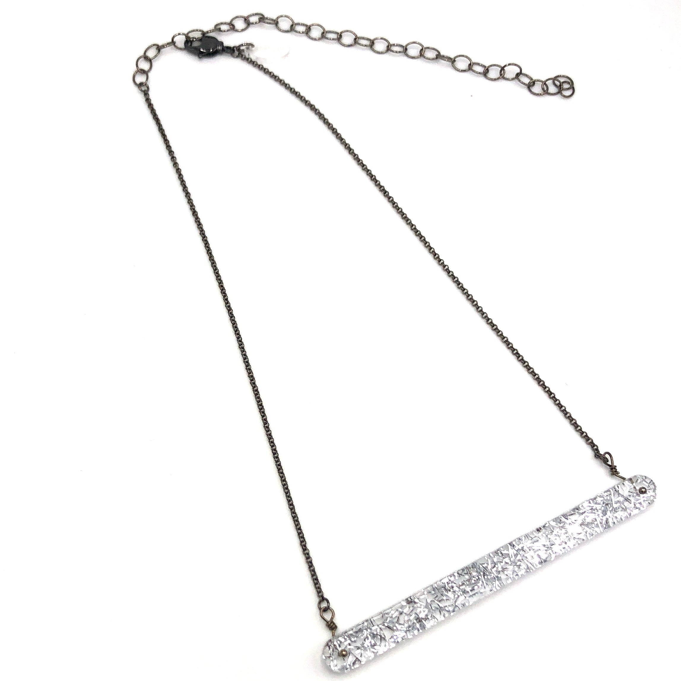 Cosmos Confetti Bar Necklace