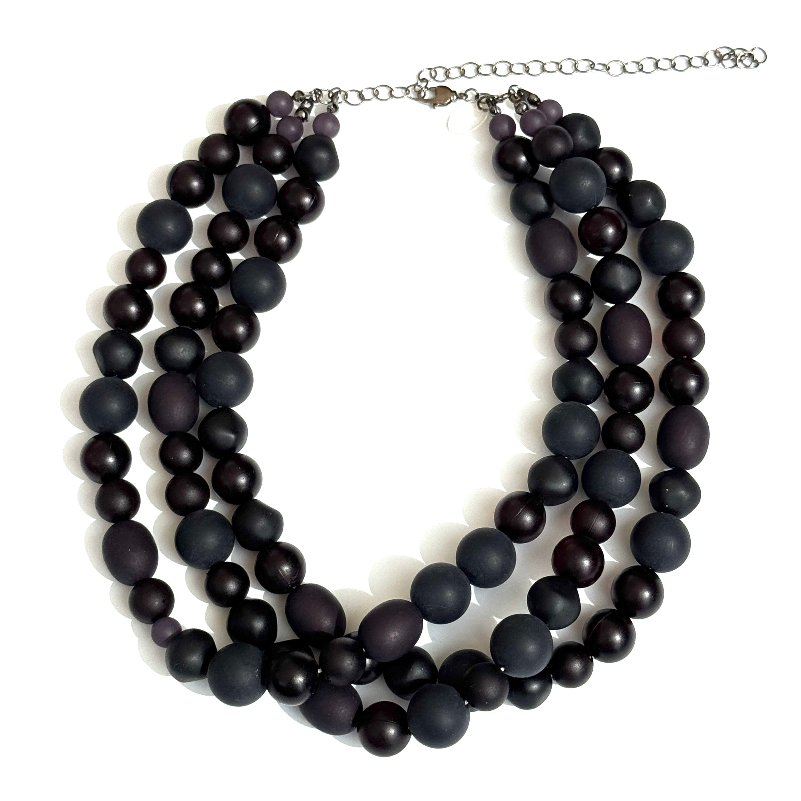 Velvet Noir Matte Morgan Necklace