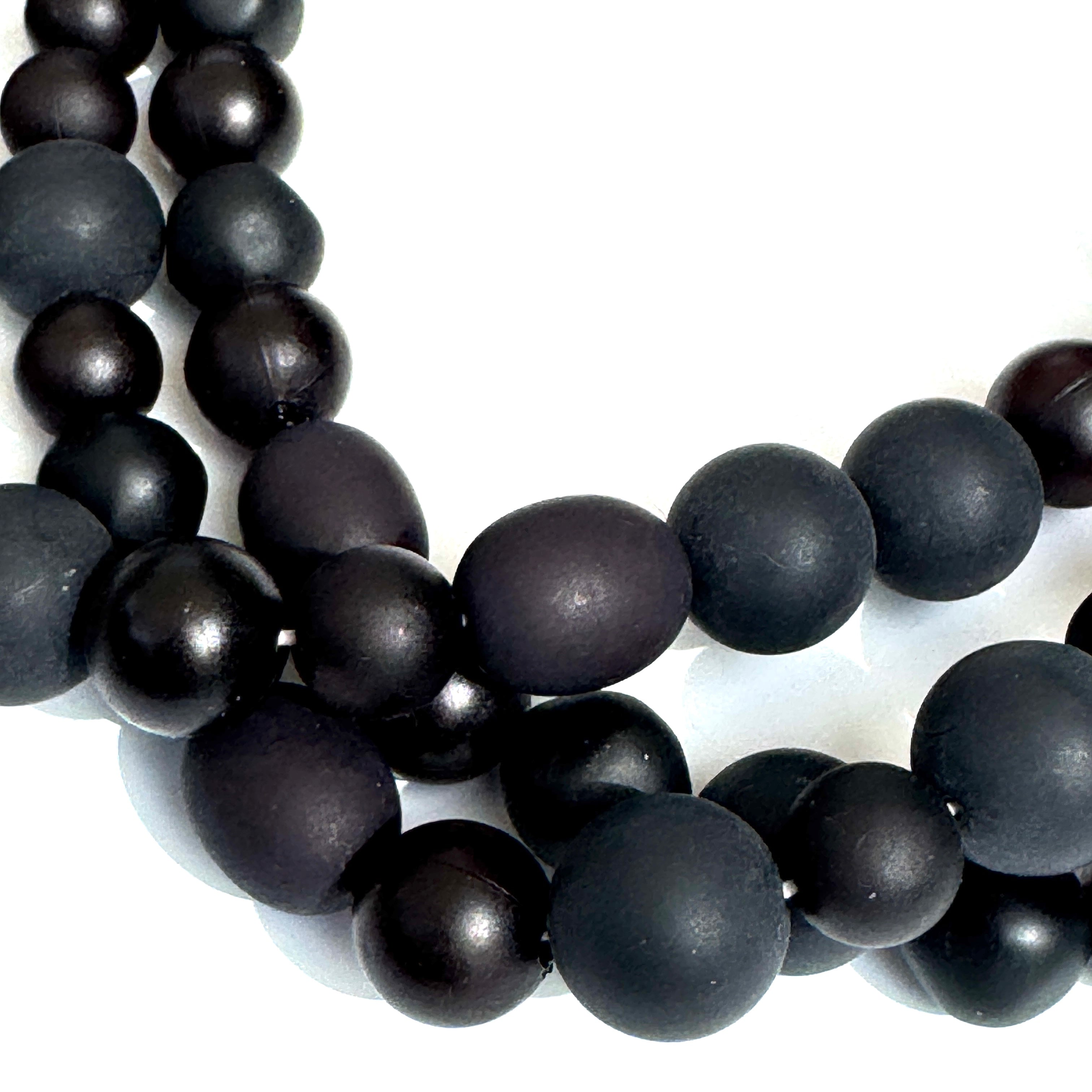Velvet Noir Matte Morgan Necklace