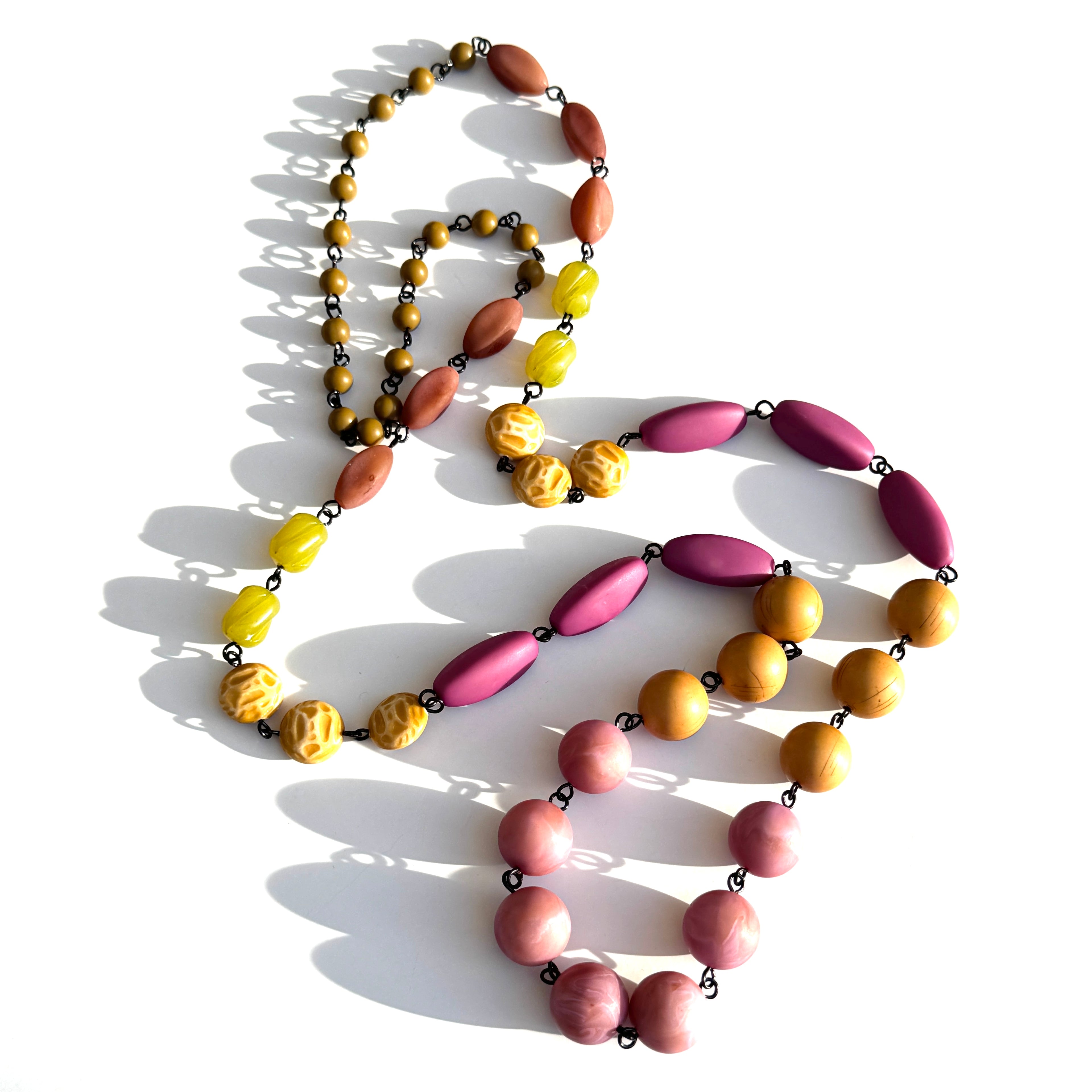 Canyon Bloom Rosary-chained Rope Necklace*