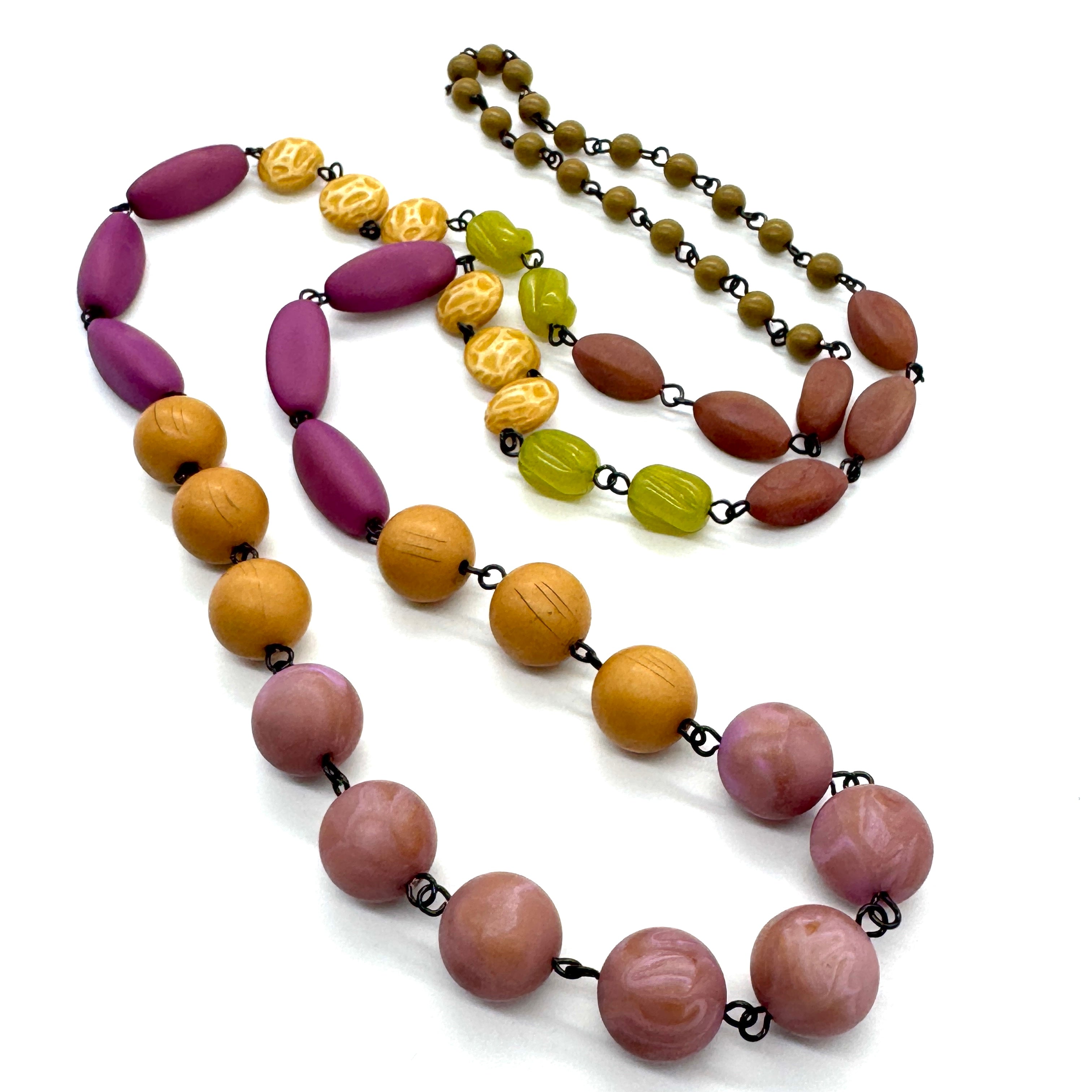 Canyon Bloom Rosary-chained Rope Necklace*