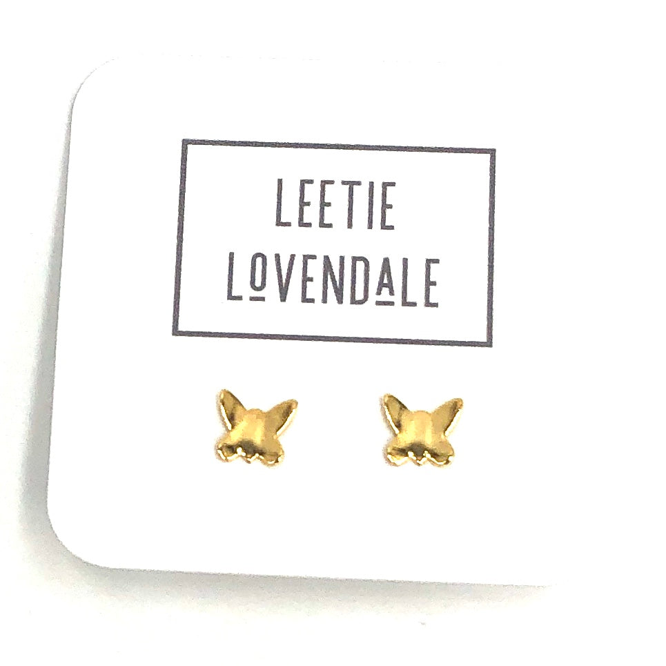 Butterfly Fluttering Deadstock Stud Earrings