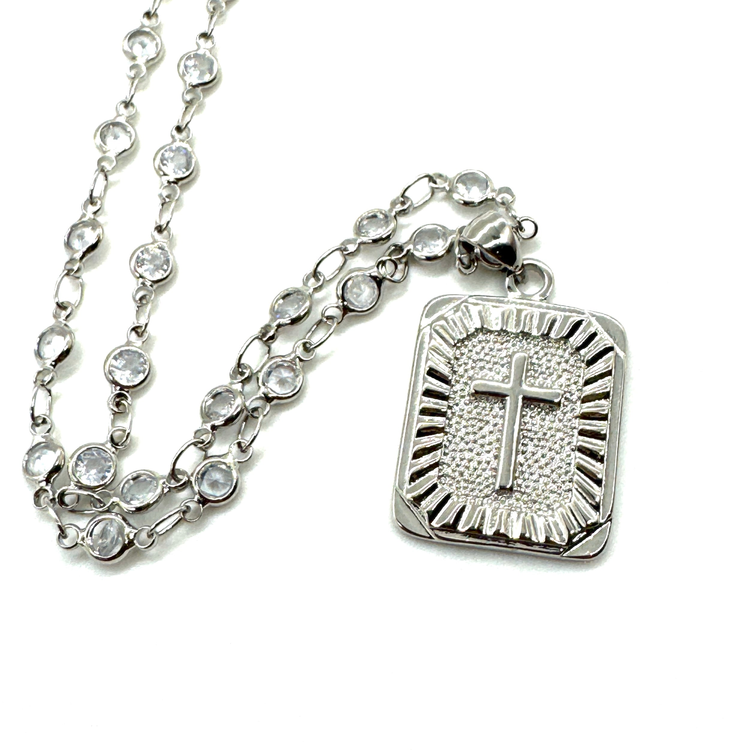 Sacred Spark Necklace - Channel Layering Necklace - 2 Sizes