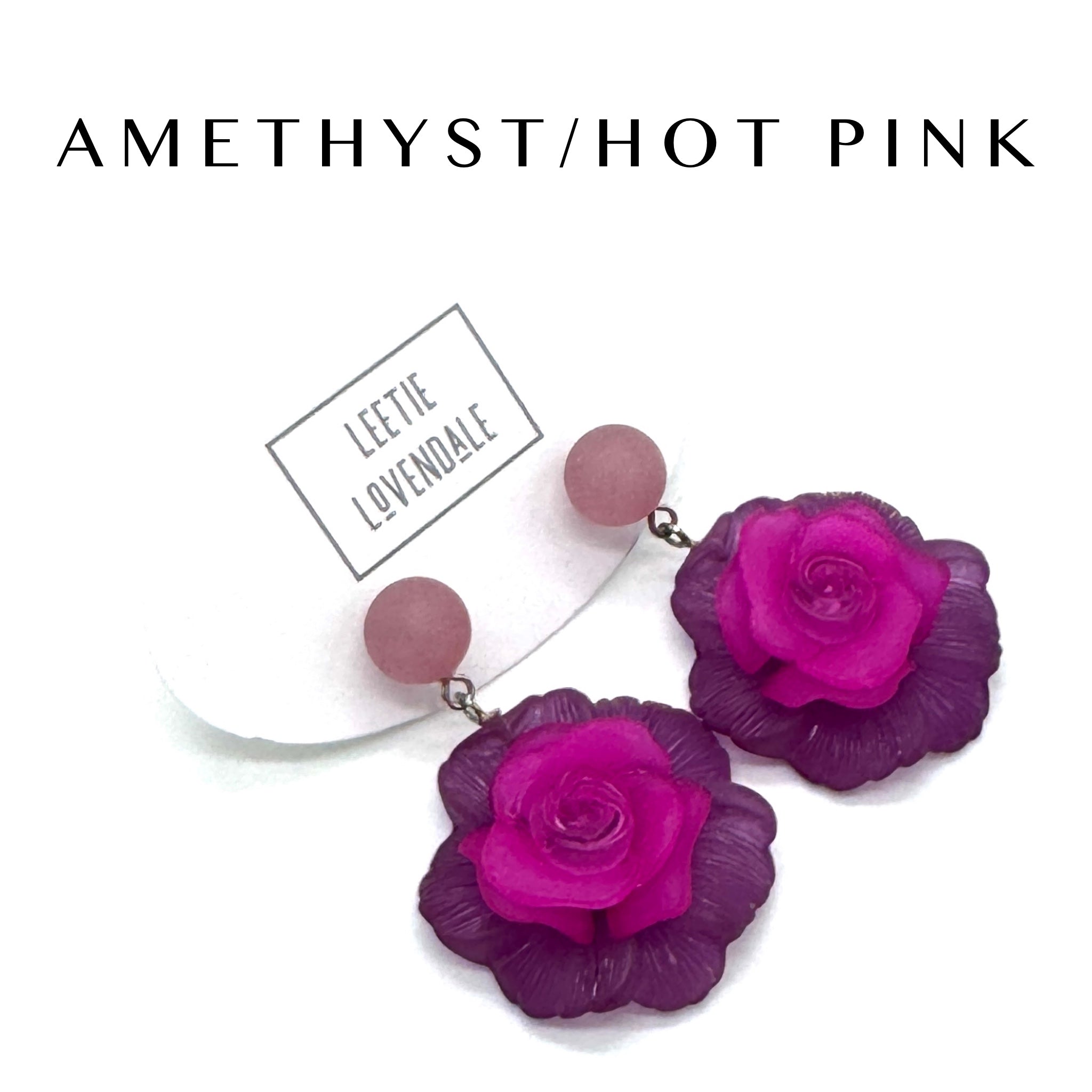 Romantic Garden Pressed Blossom Earrings