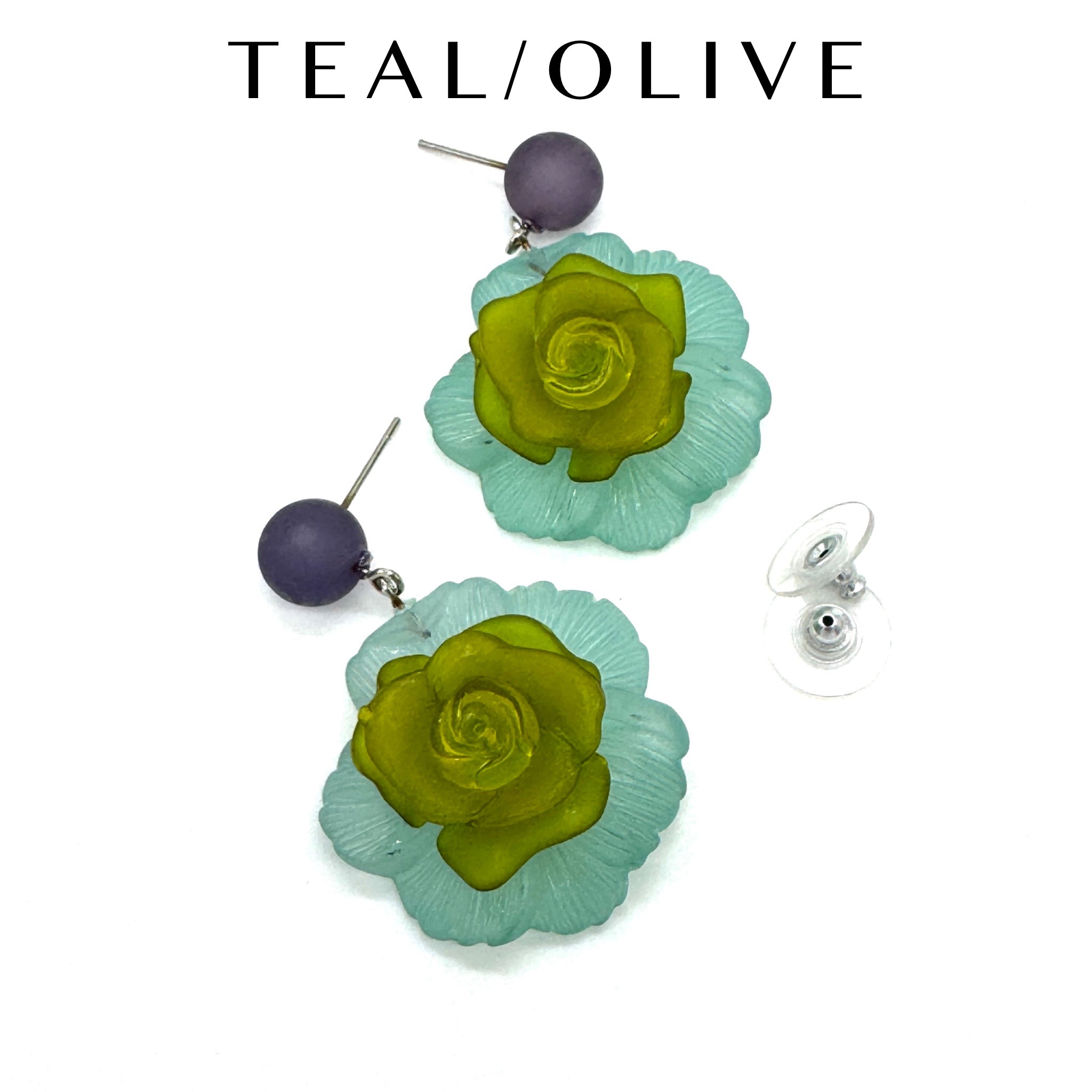 Romantic Garden Pressed Blossom Earrings