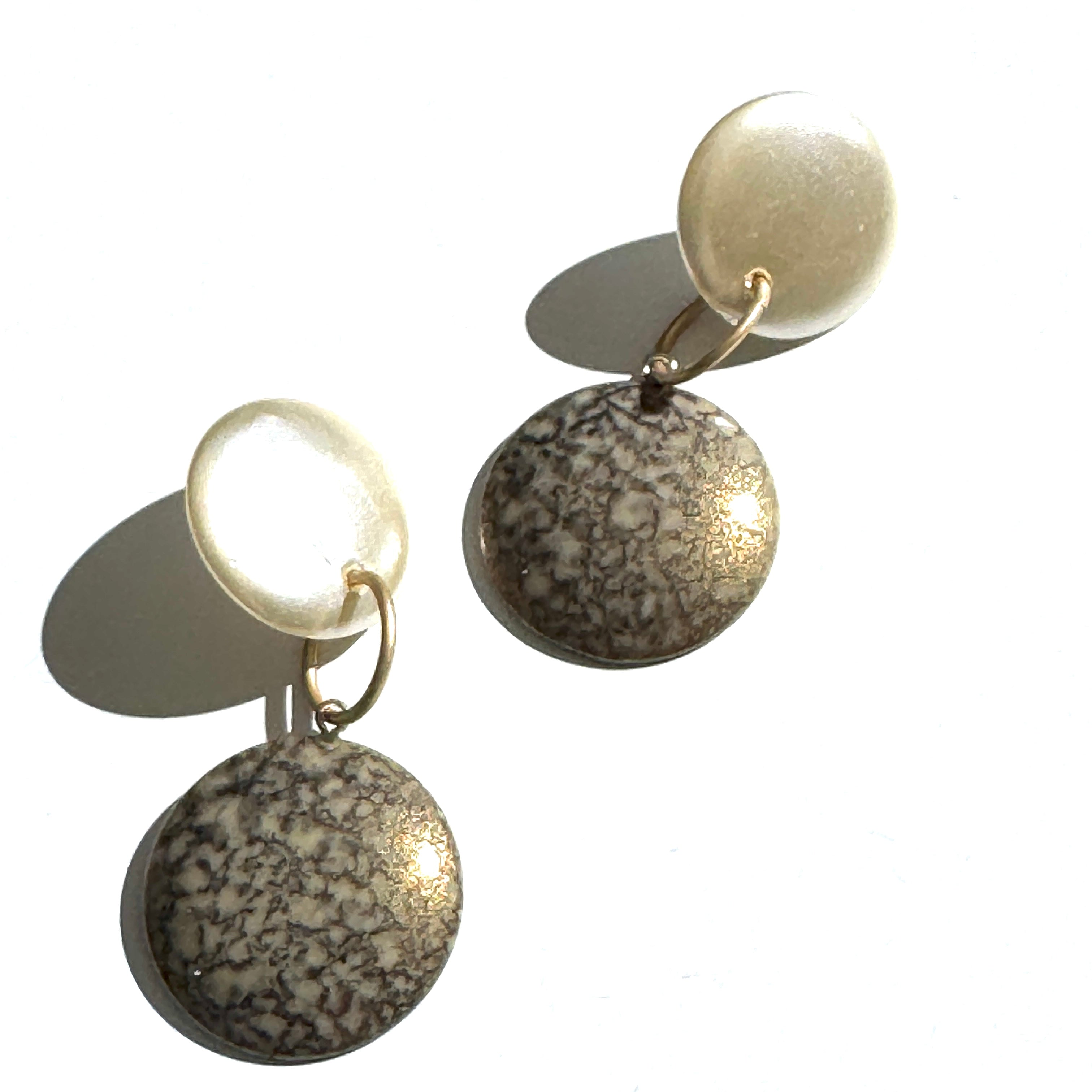 Terra Pearl Drop Earrings